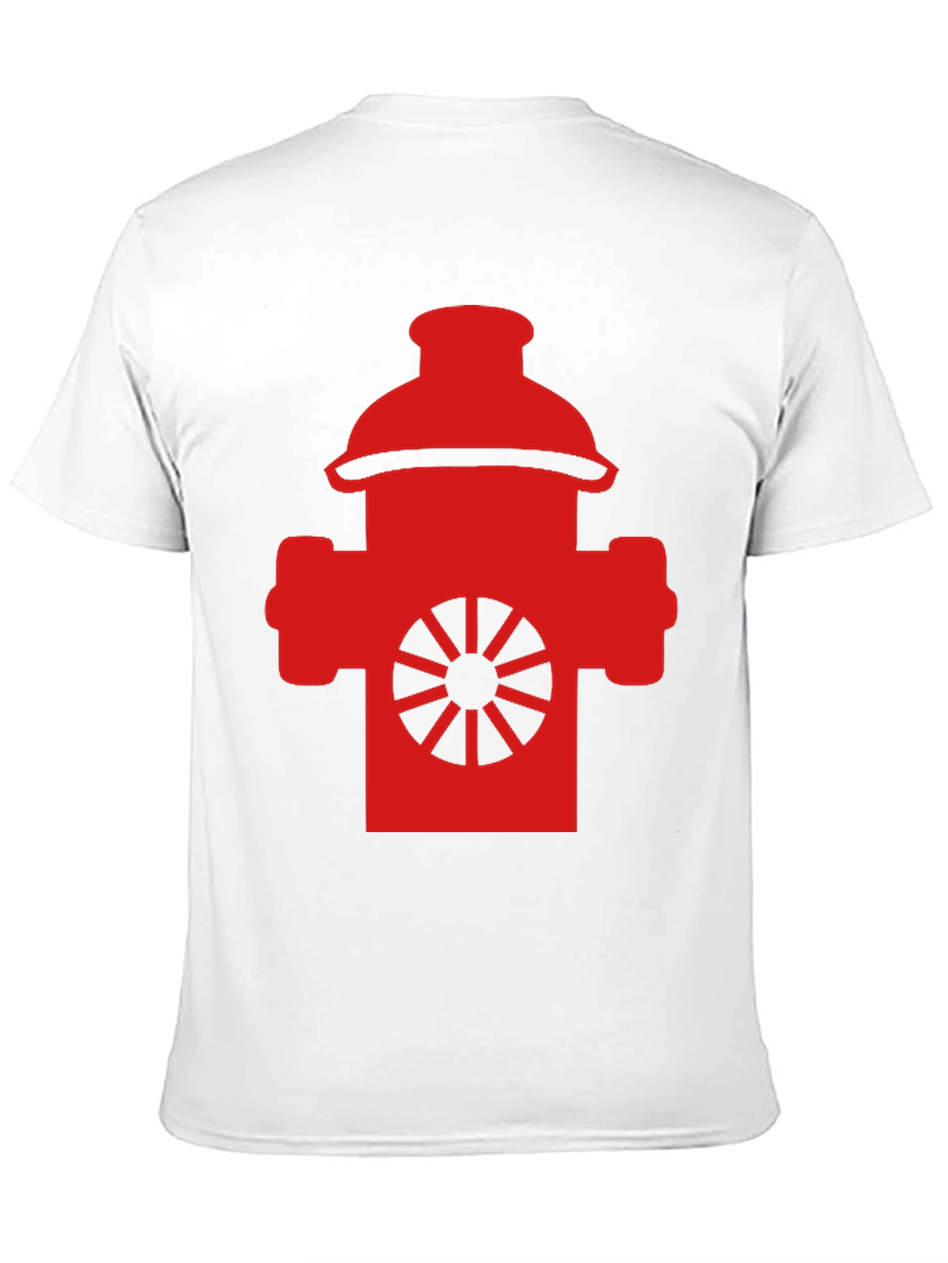 Fire Hydrant Graphic Tee - Black Cotton Blend