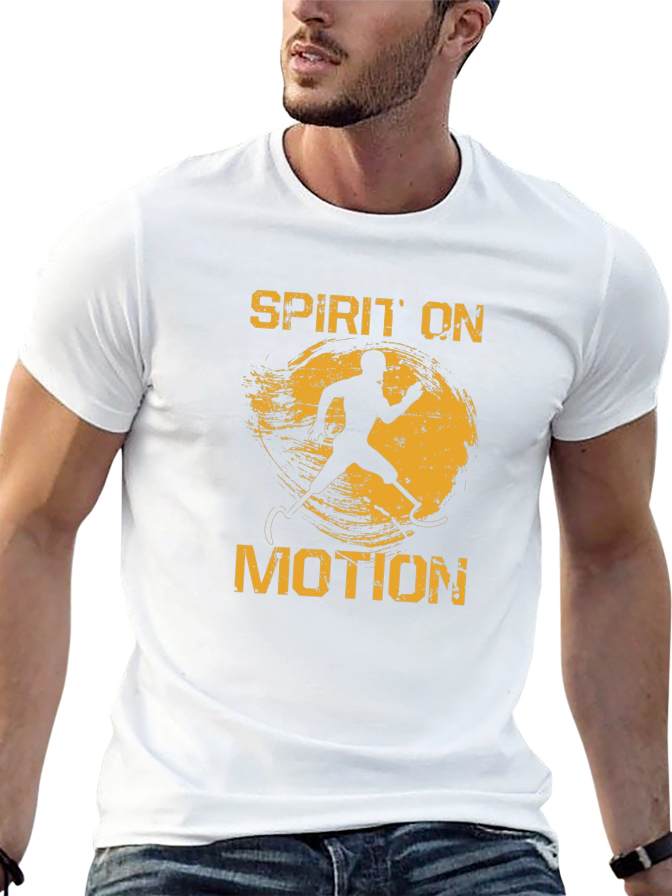 Spirit On Motion Graphic Tee | Athletic Apparel