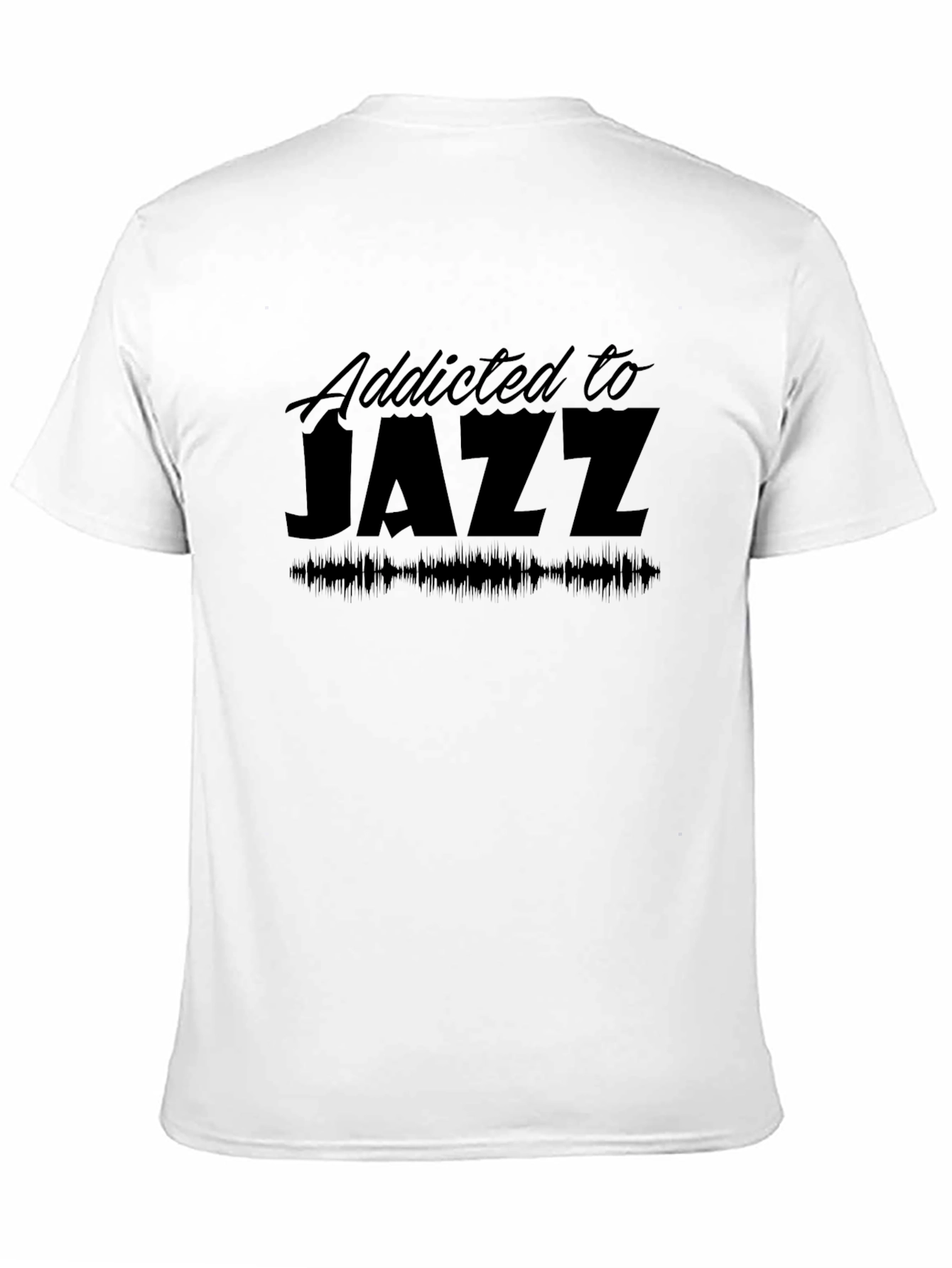 Addicted to Jazz Black Graphic Tee