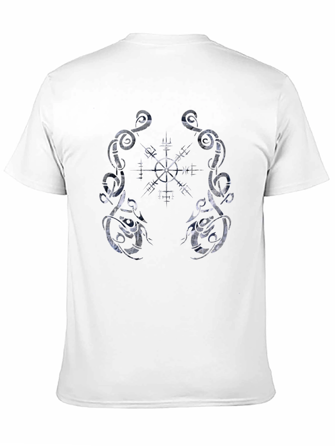 Helm of Awe Viking Symbol Black Tee