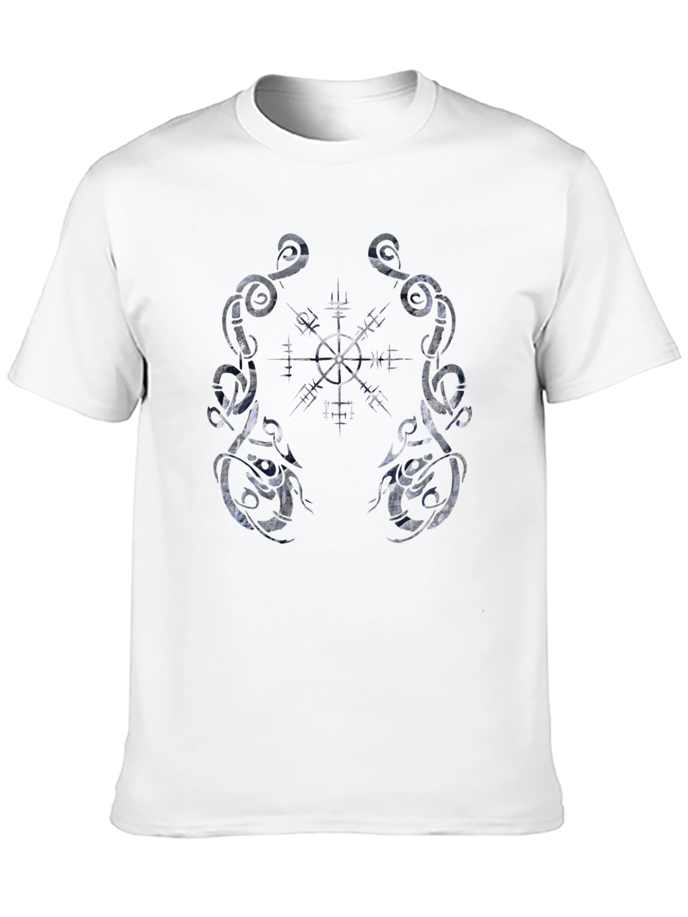 Helm of Awe Viking Symbol Black Tee