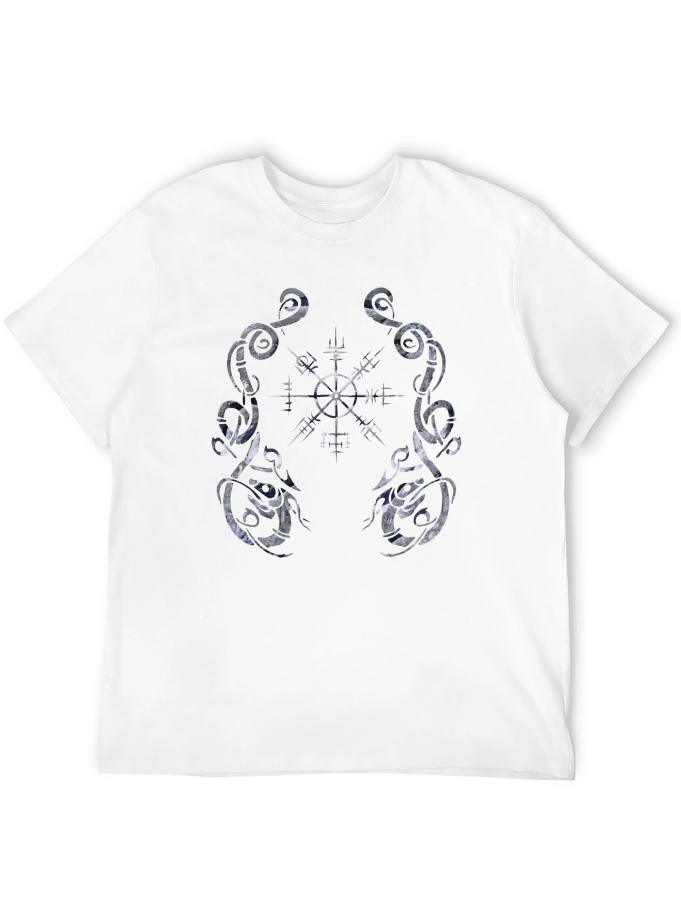 Helm of Awe Viking Symbol Black Tee