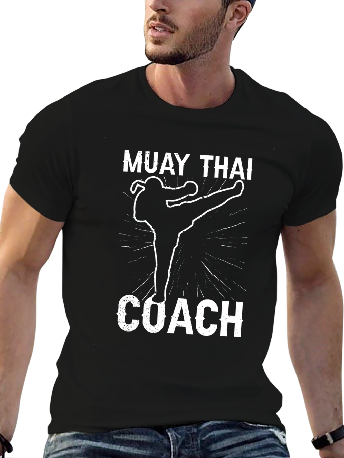 Muay Thai Coach Graphic T-Shirt