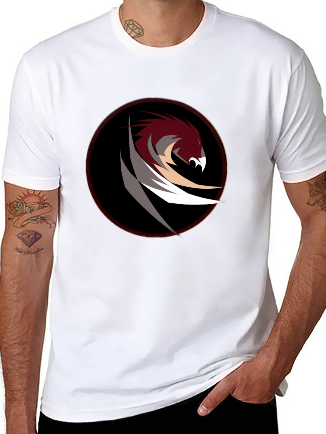 Bold Graphic Tee - Phoenix Emblem