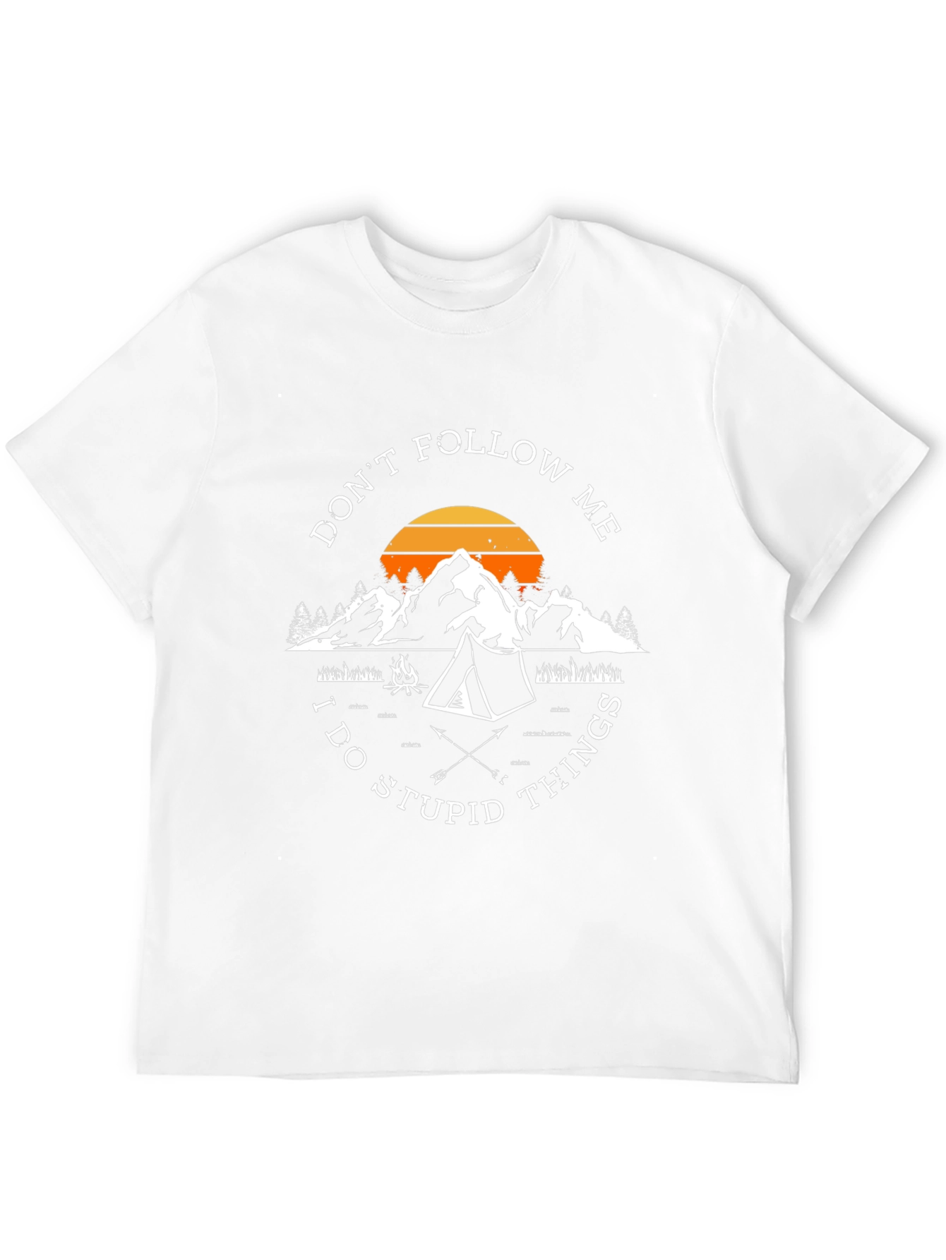 Dont Follow Me Camping Graphic Tee