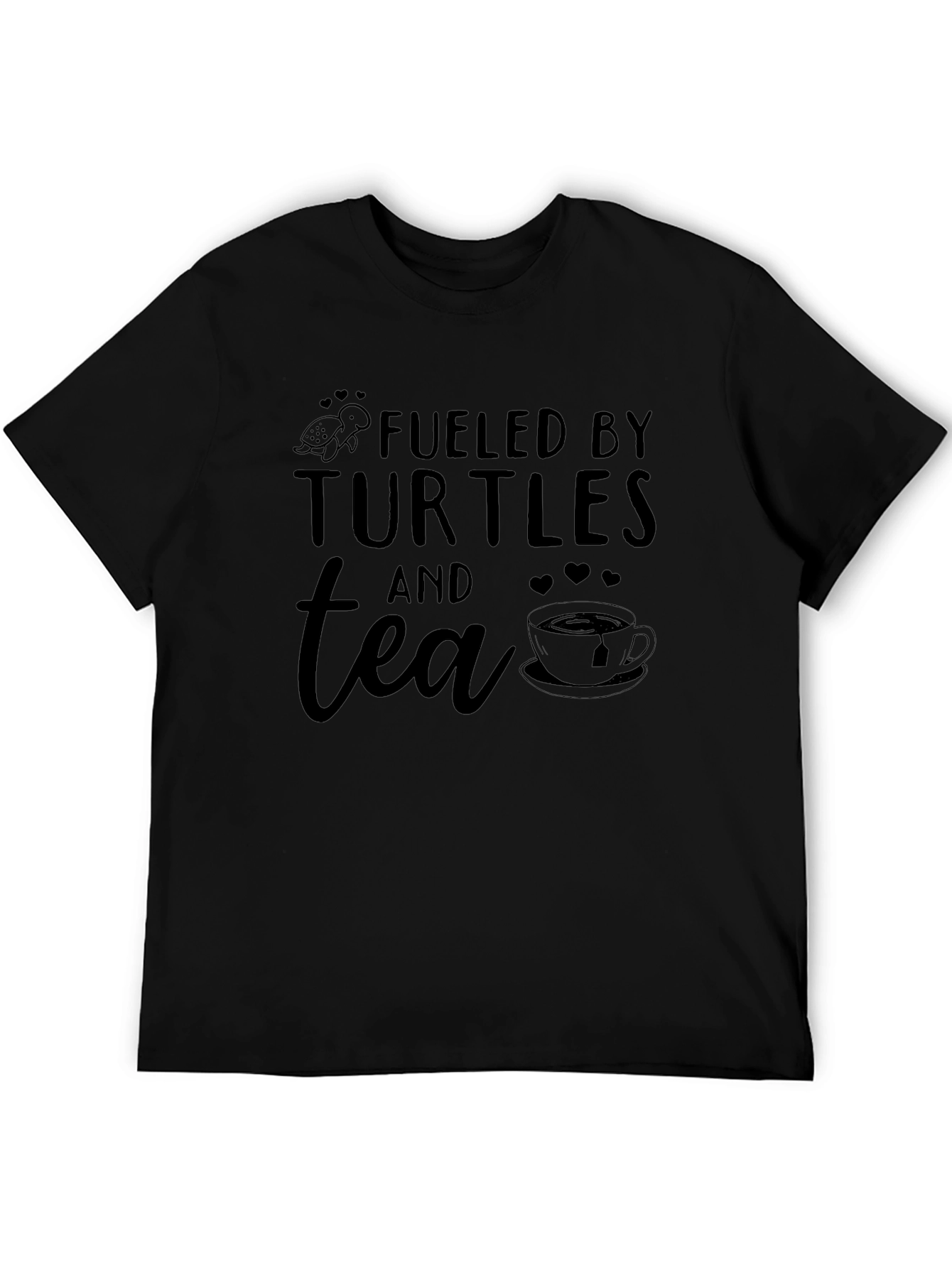 Fueled By Turtles and Tea Graphic T-Shirt