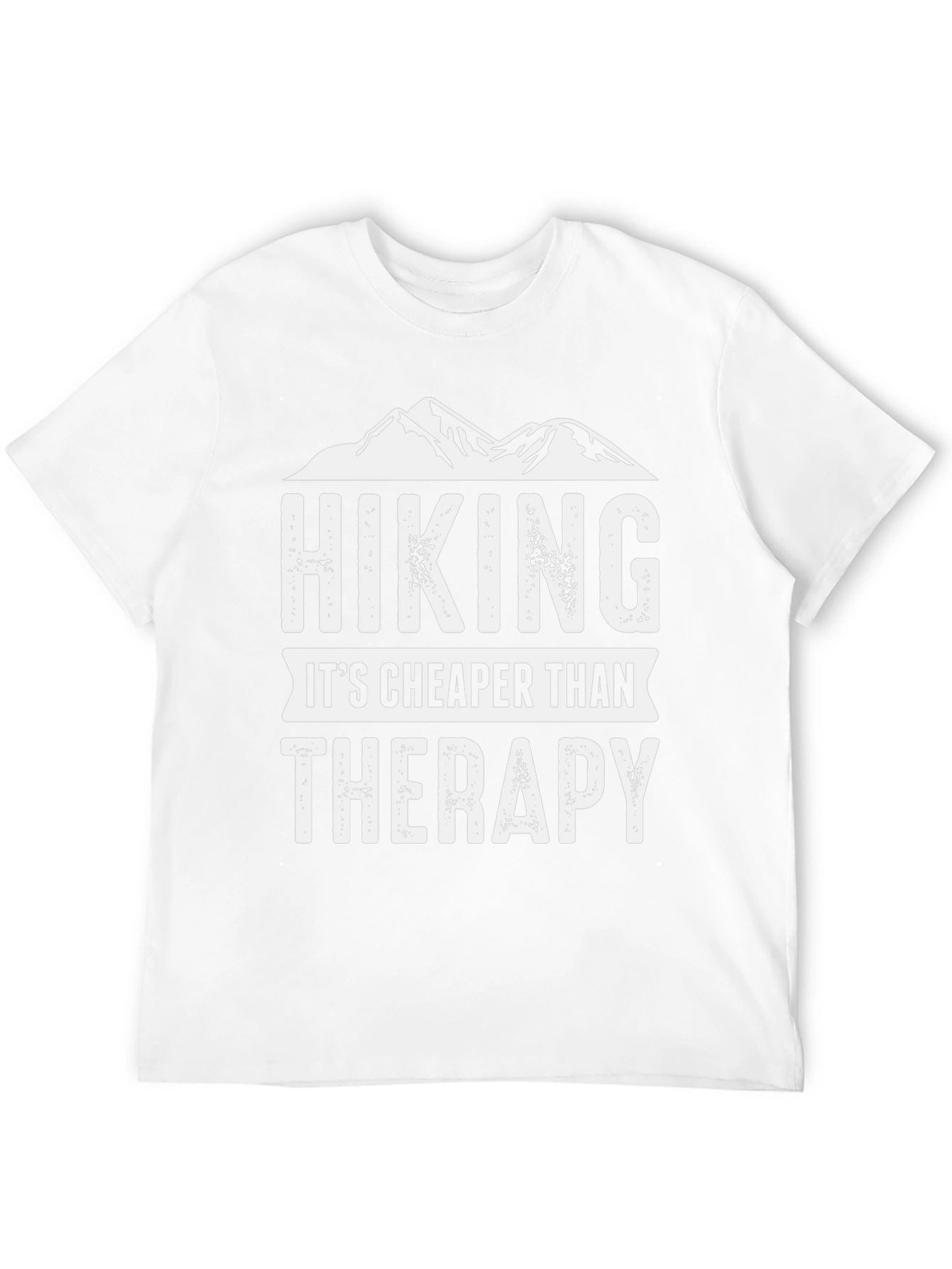 Hiking Cheaper Than Therapy Graphic Tee