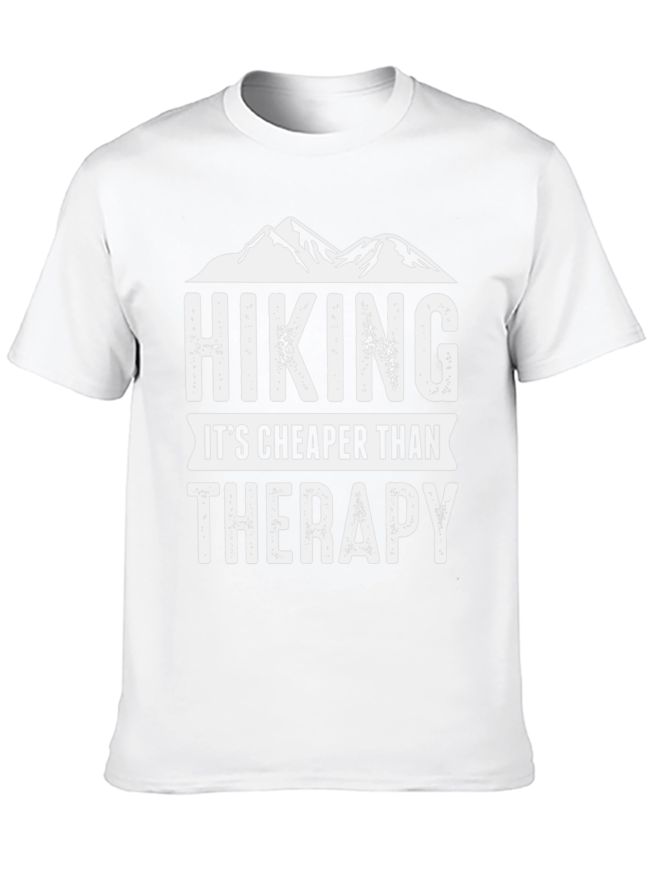 Hiking Cheaper Than Therapy Graphic Tee