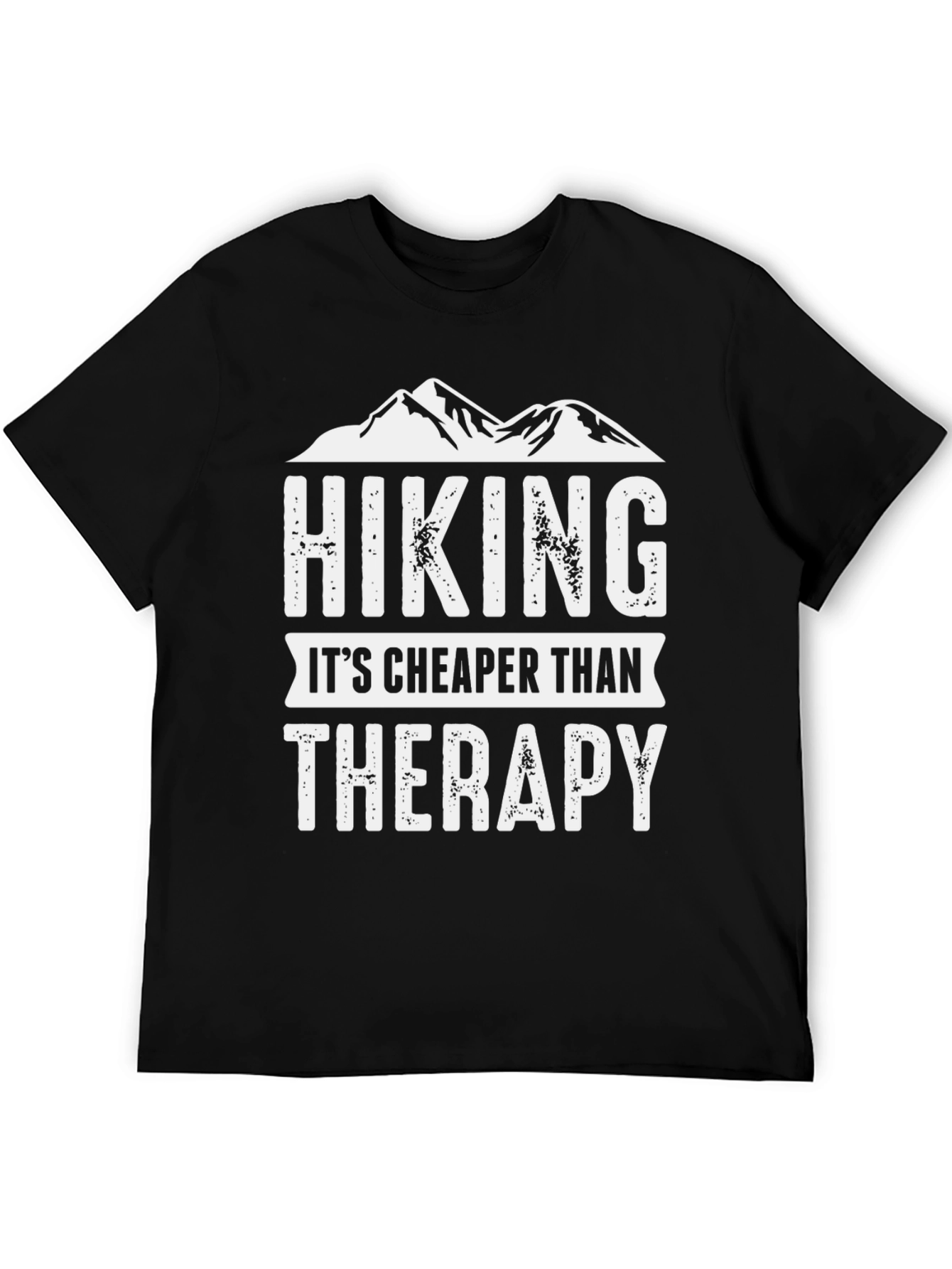 Hiking Cheaper Than Therapy Graphic Tee