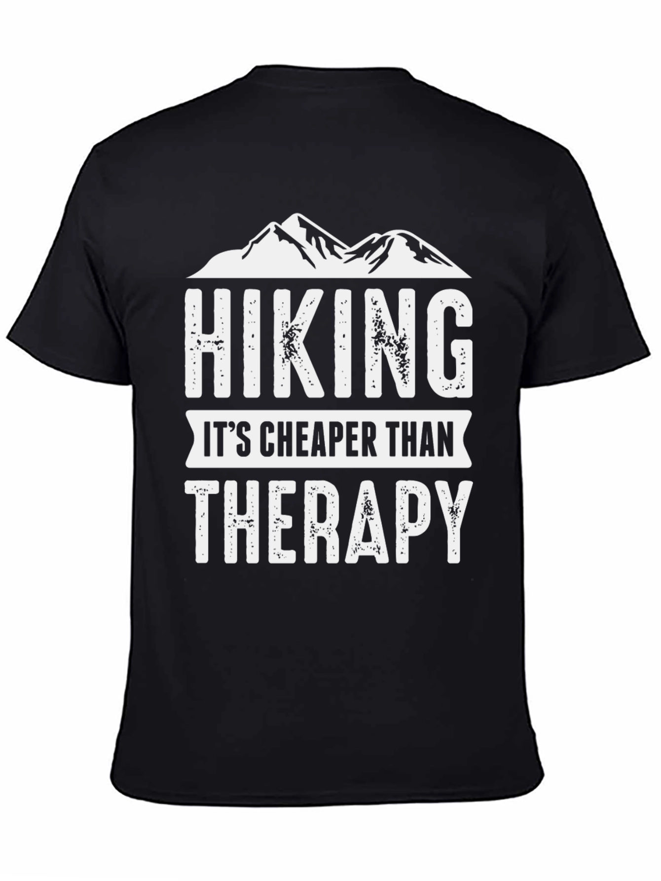Hiking Cheaper Than Therapy Graphic Tee