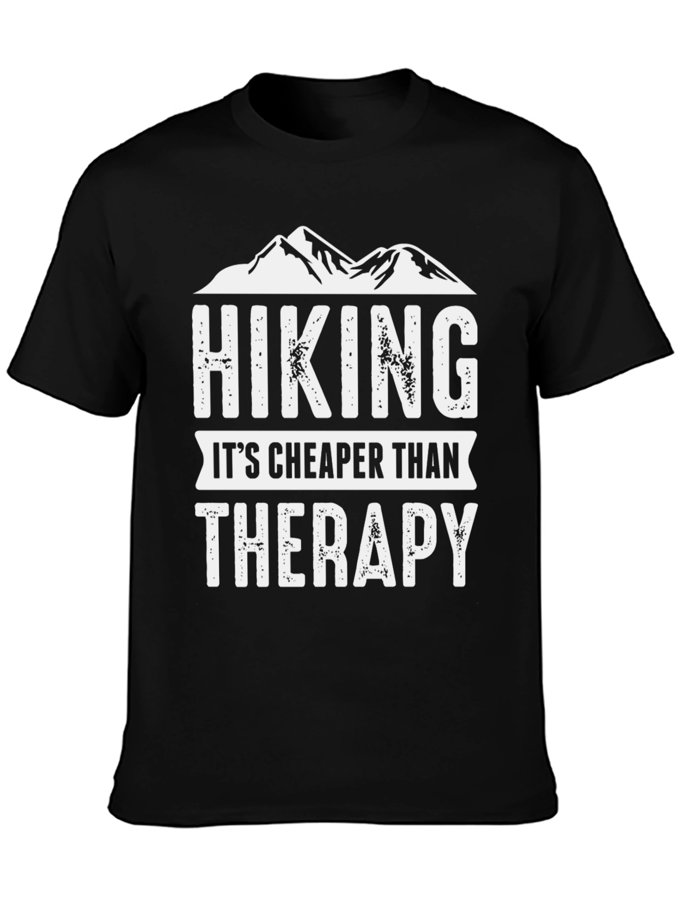 Hiking Cheaper Than Therapy Graphic Tee
