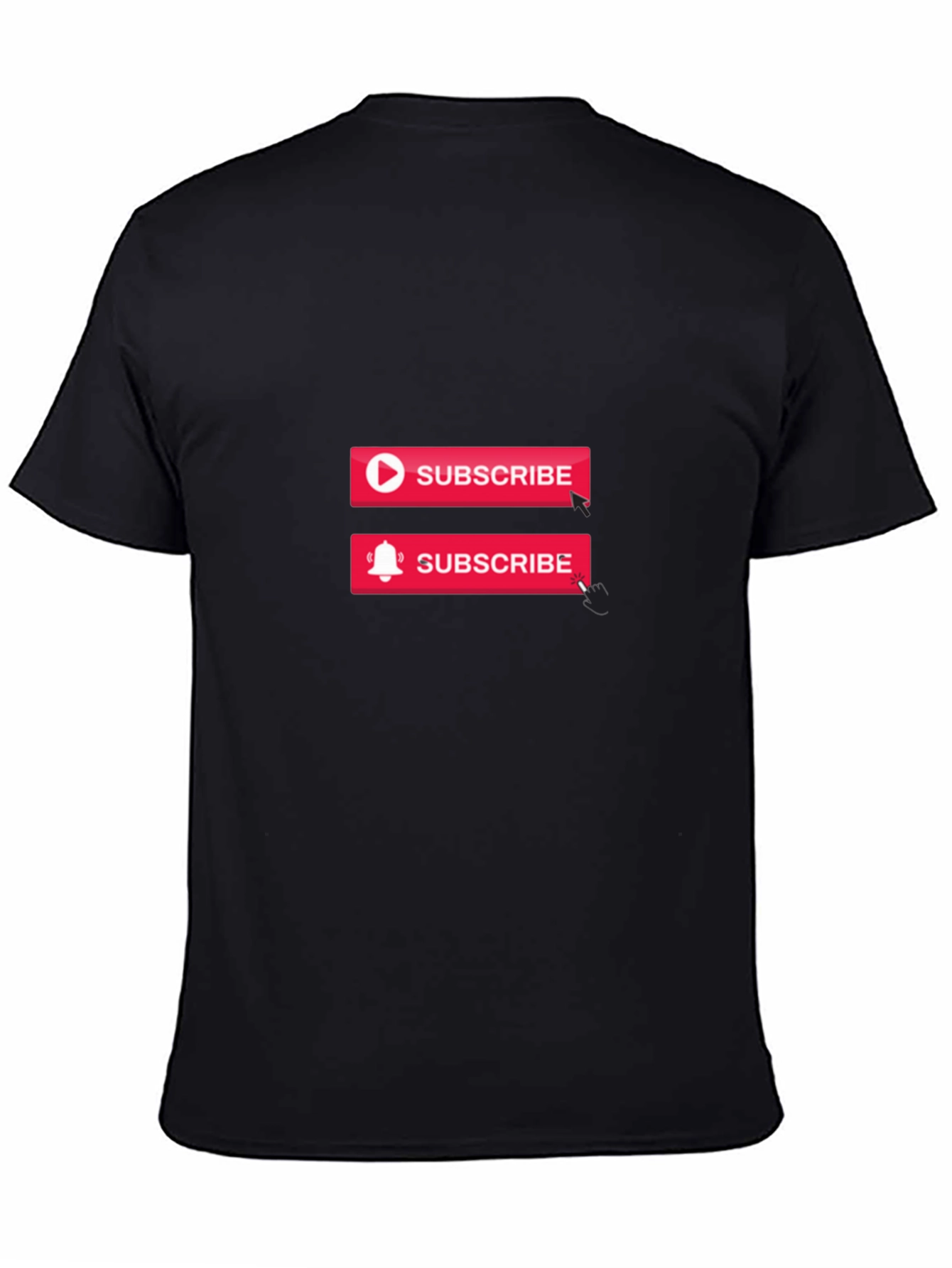 Subscribe Graphic Black T-Shirt