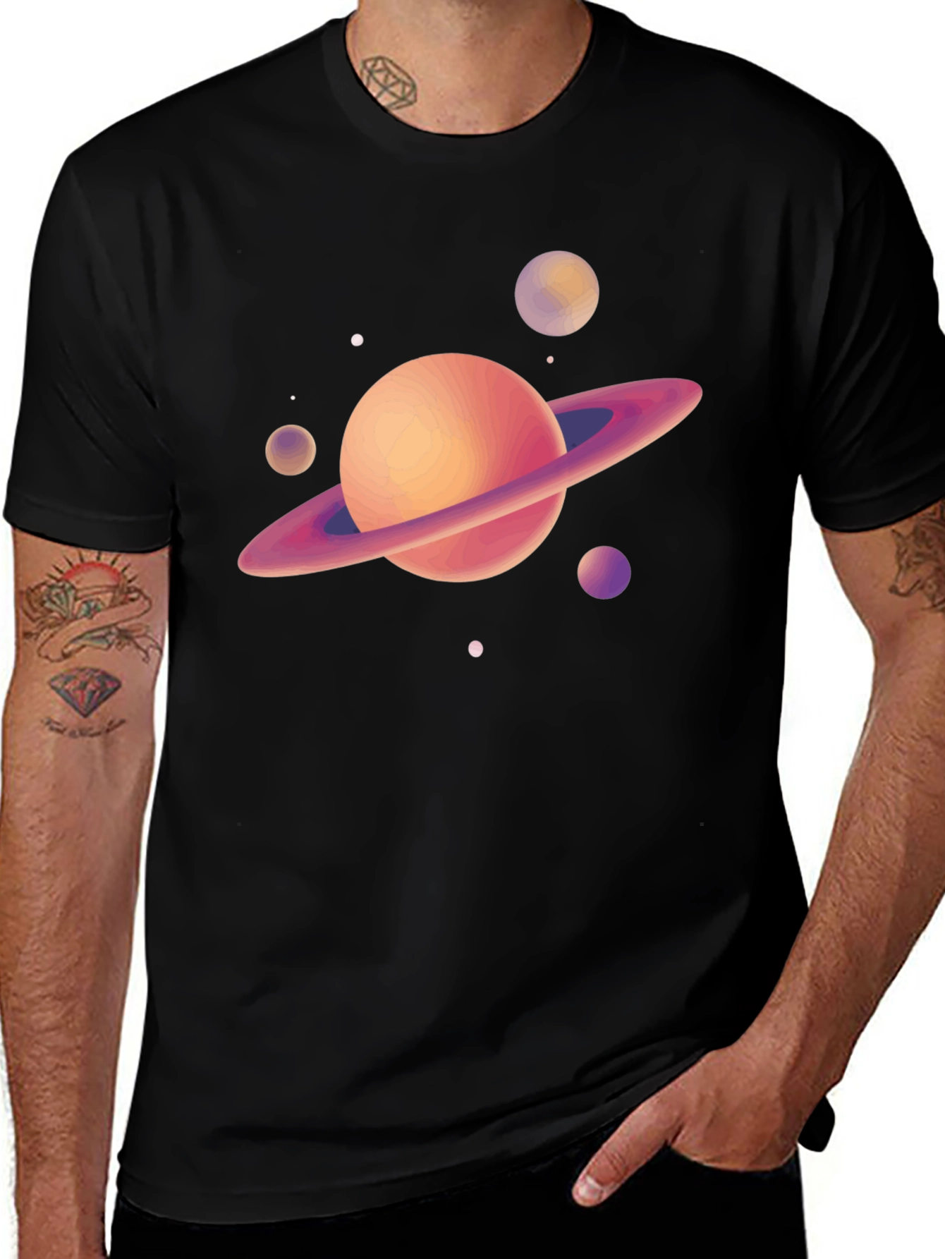 Space Planet Graphic T-Shirt - Cool & Trendy