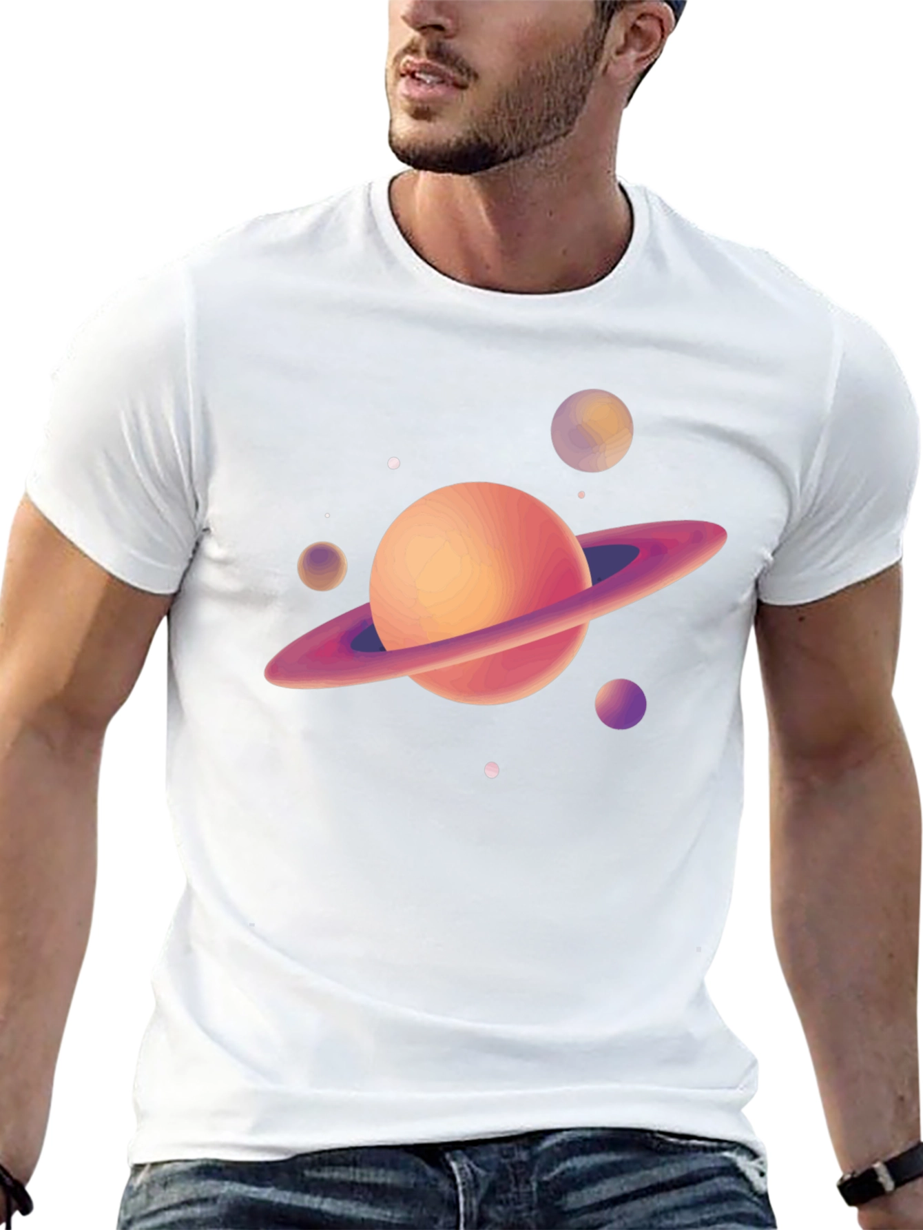 Space Planet Graphic T-Shirt - Cool & Trendy