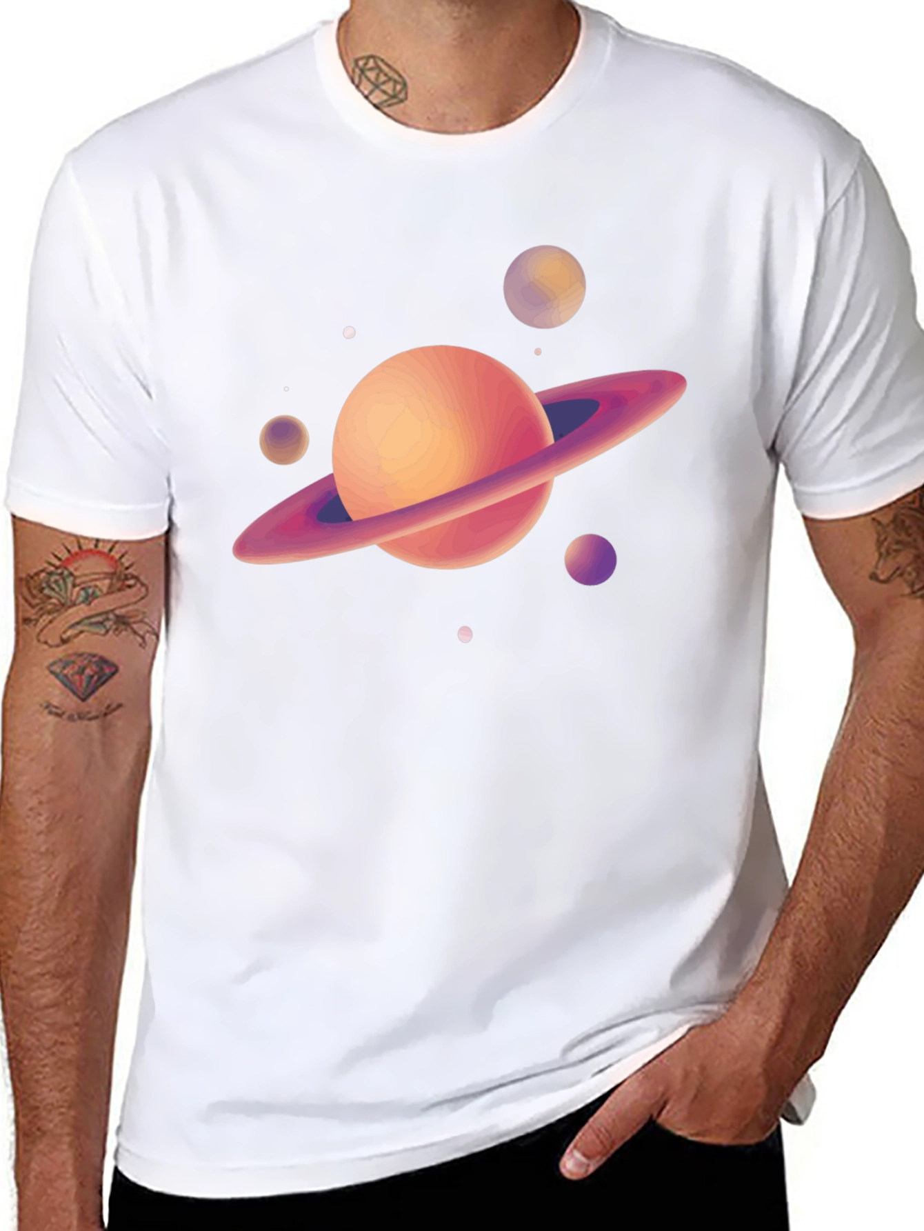 Space Planet Graphic T-Shirt - Cool & Trendy