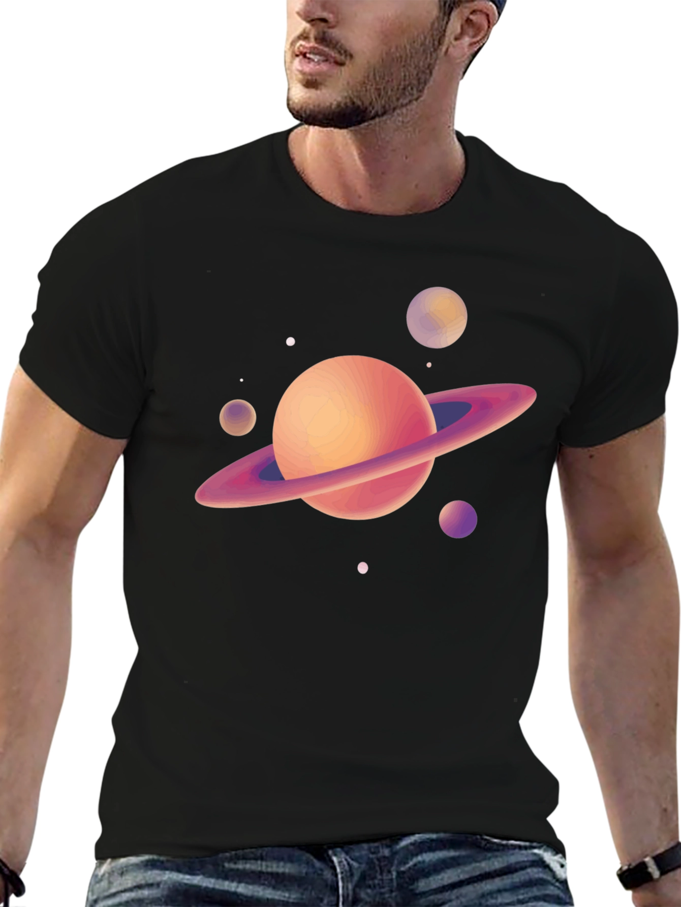 Space Planet Graphic T-Shirt - Cool & Trendy