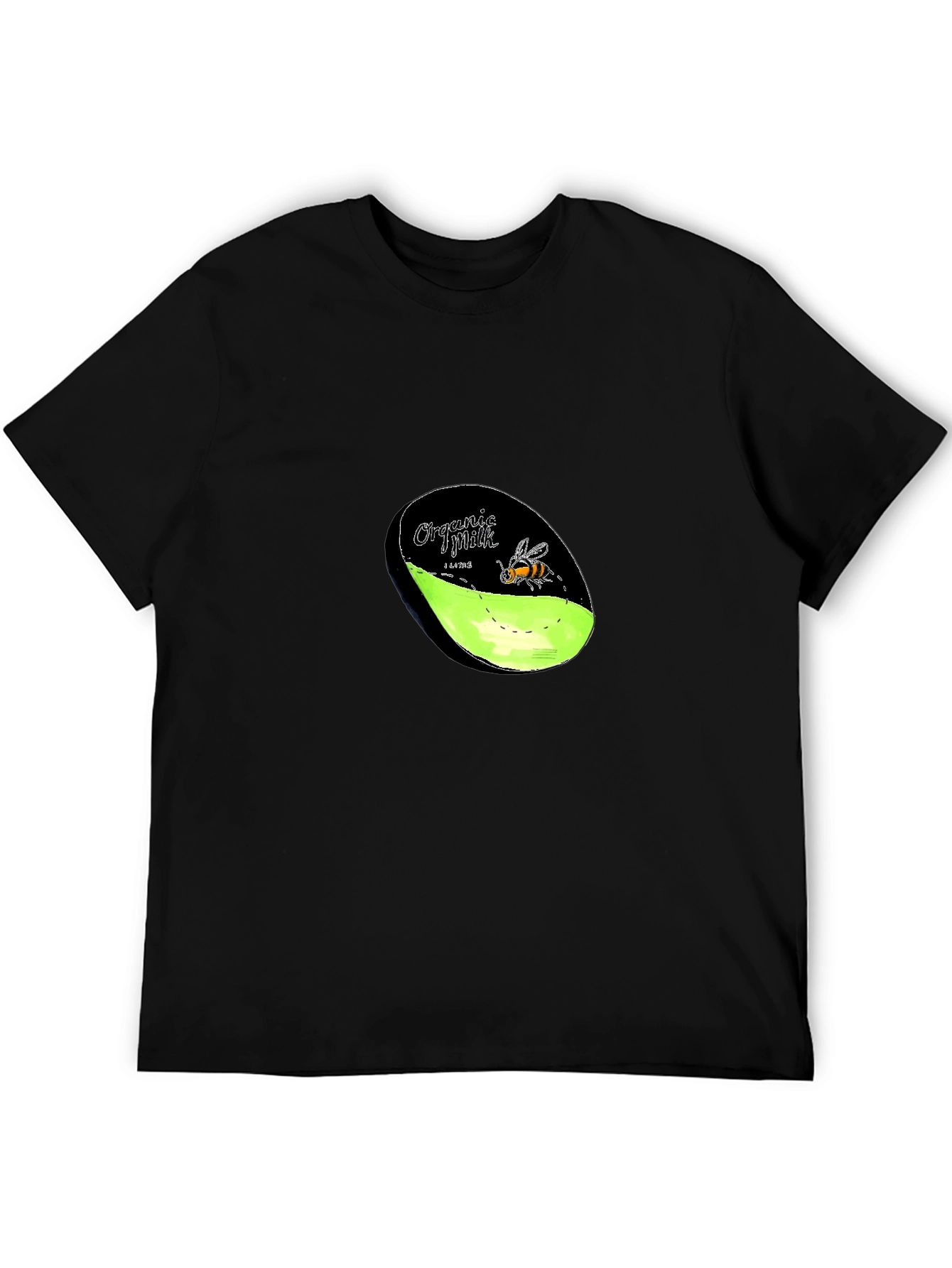 Organic Milk Bee Graphic T-Shirt