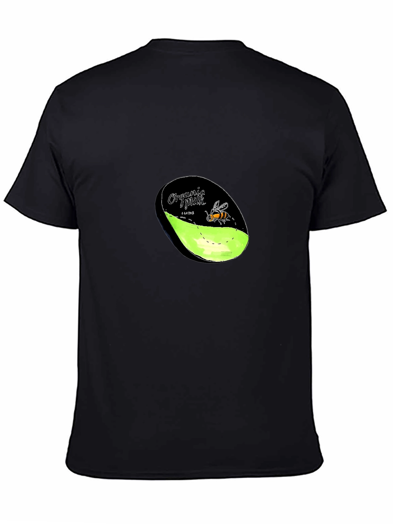 Organic Milk Bee Graphic T-Shirt