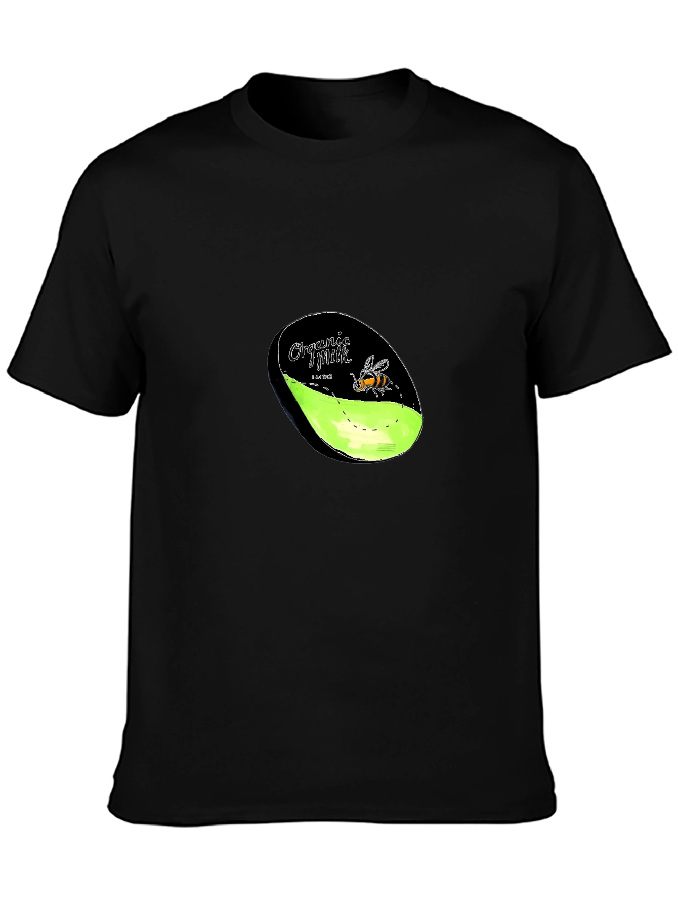 Organic Milk Bee Graphic T-Shirt