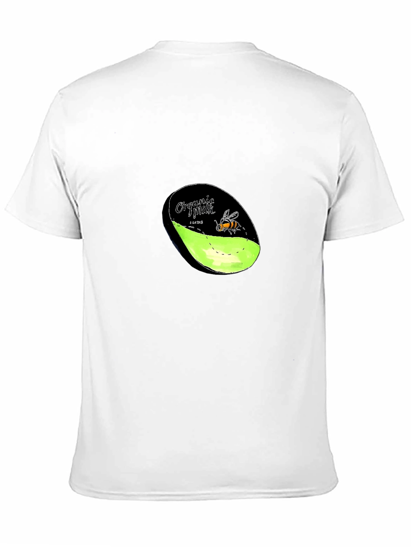 Organic Milk Bee Graphic T-Shirt