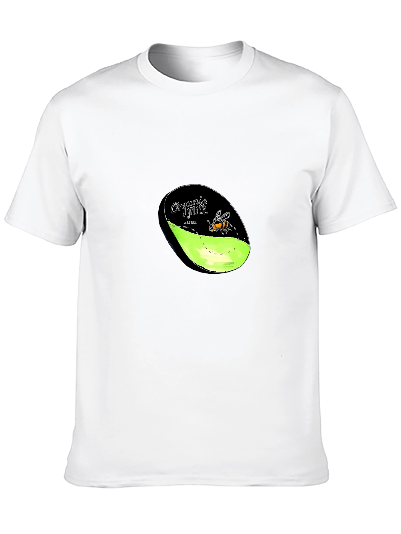 Organic Milk Bee Graphic T-Shirt