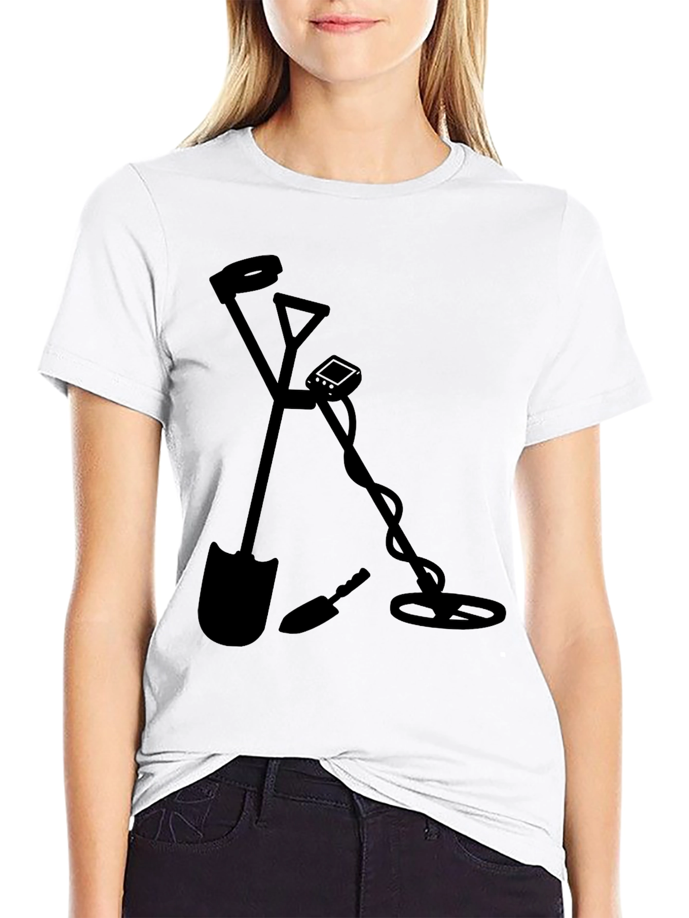 Detectorist Black Graphic Tee