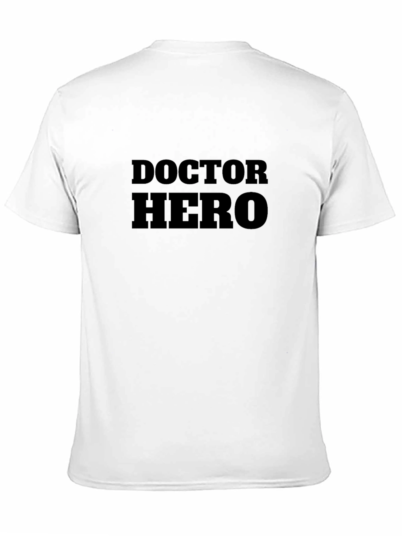 Doctor Hero Black T-Shirt - Medical Professional Apparel