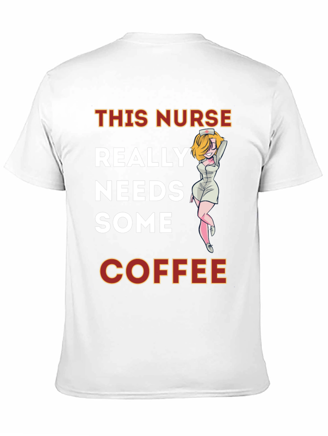 Nurse Needs Coffee Graphic Tee - Black Cotton T-Shirt