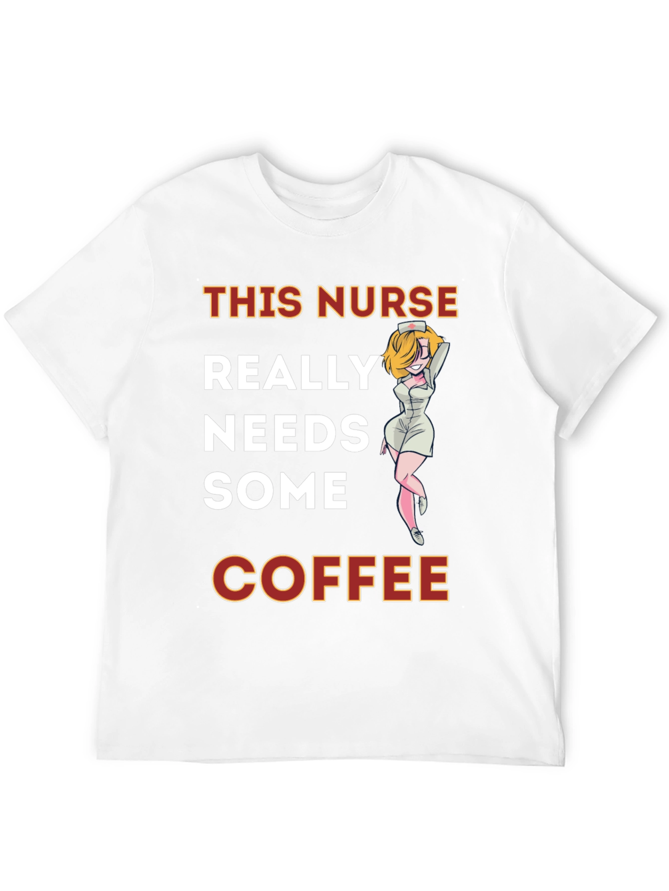 Nurse Needs Coffee Graphic Tee - Black Cotton T-Shirt