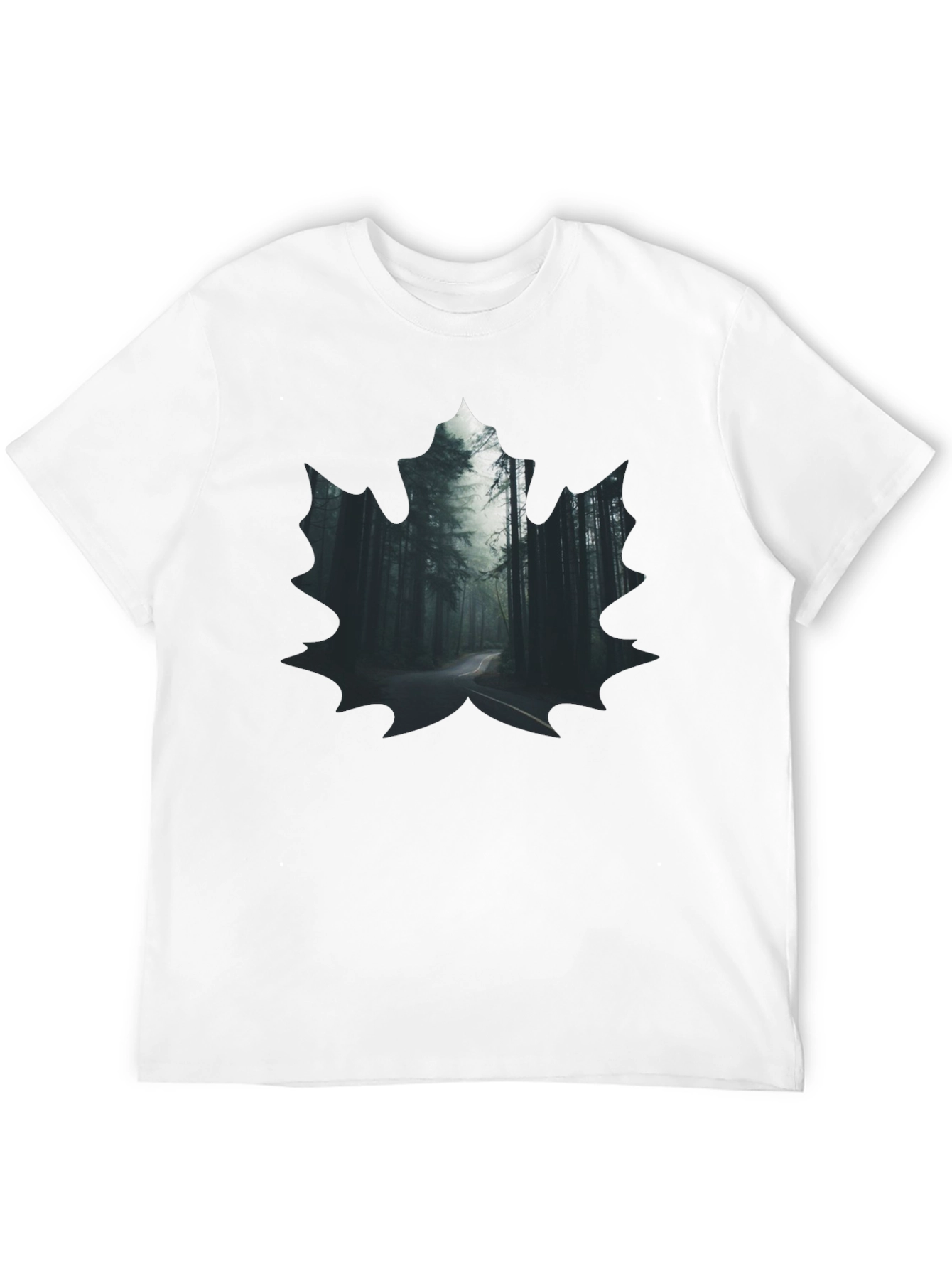 Forest Road Graphic Tee - Nature Design