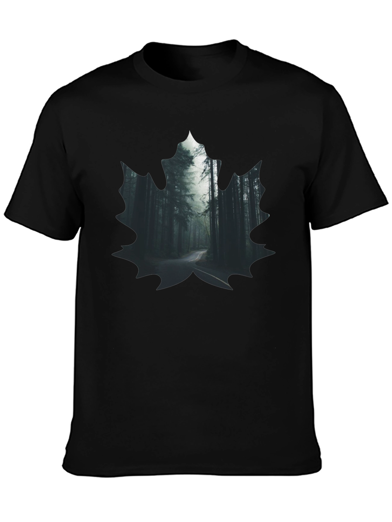 Forest Road Graphic Tee - Nature Design