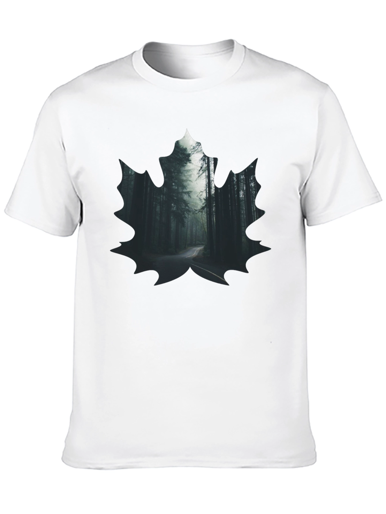 Forest Road Graphic Tee - Nature Design