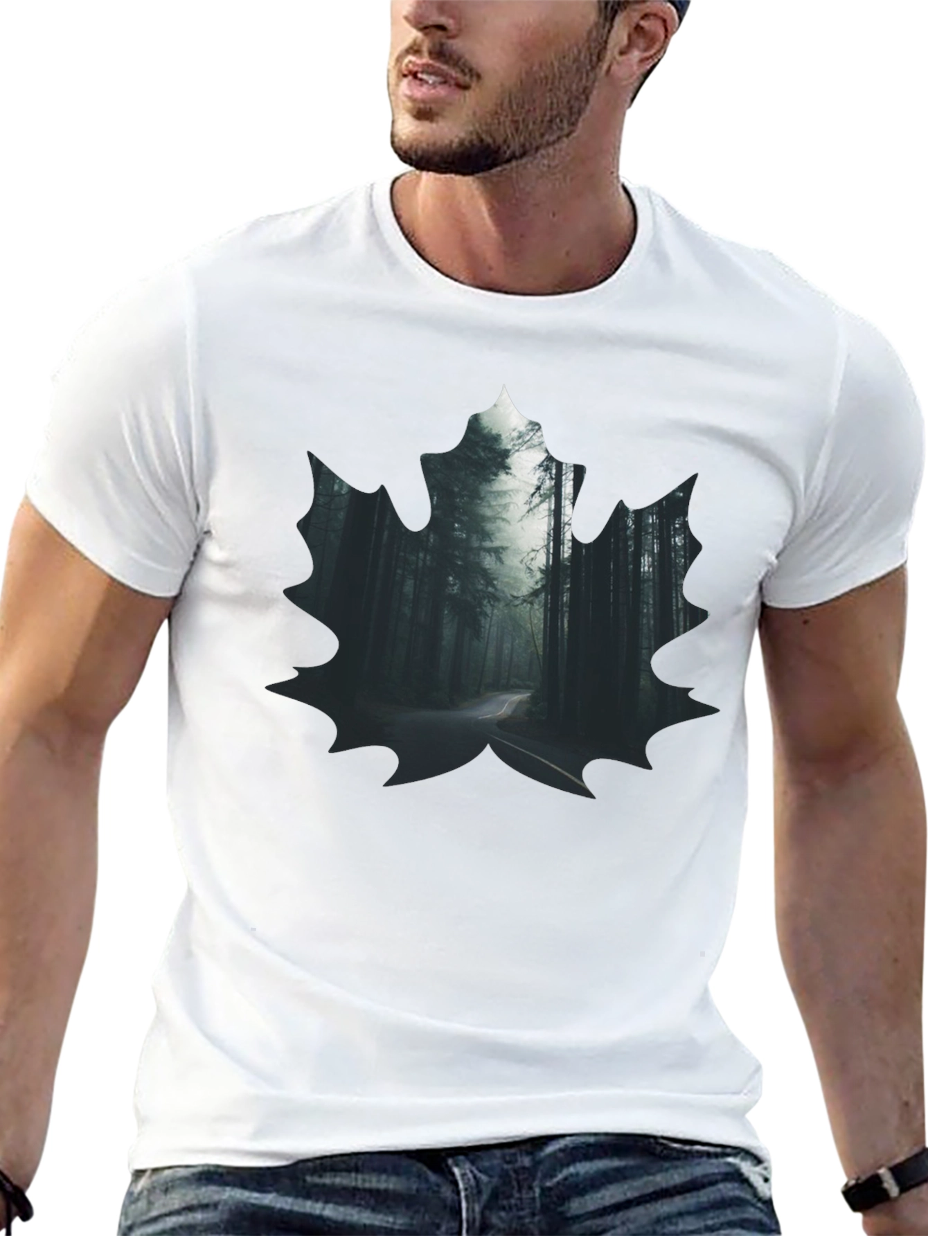 Forest Road Graphic Tee - Nature Design