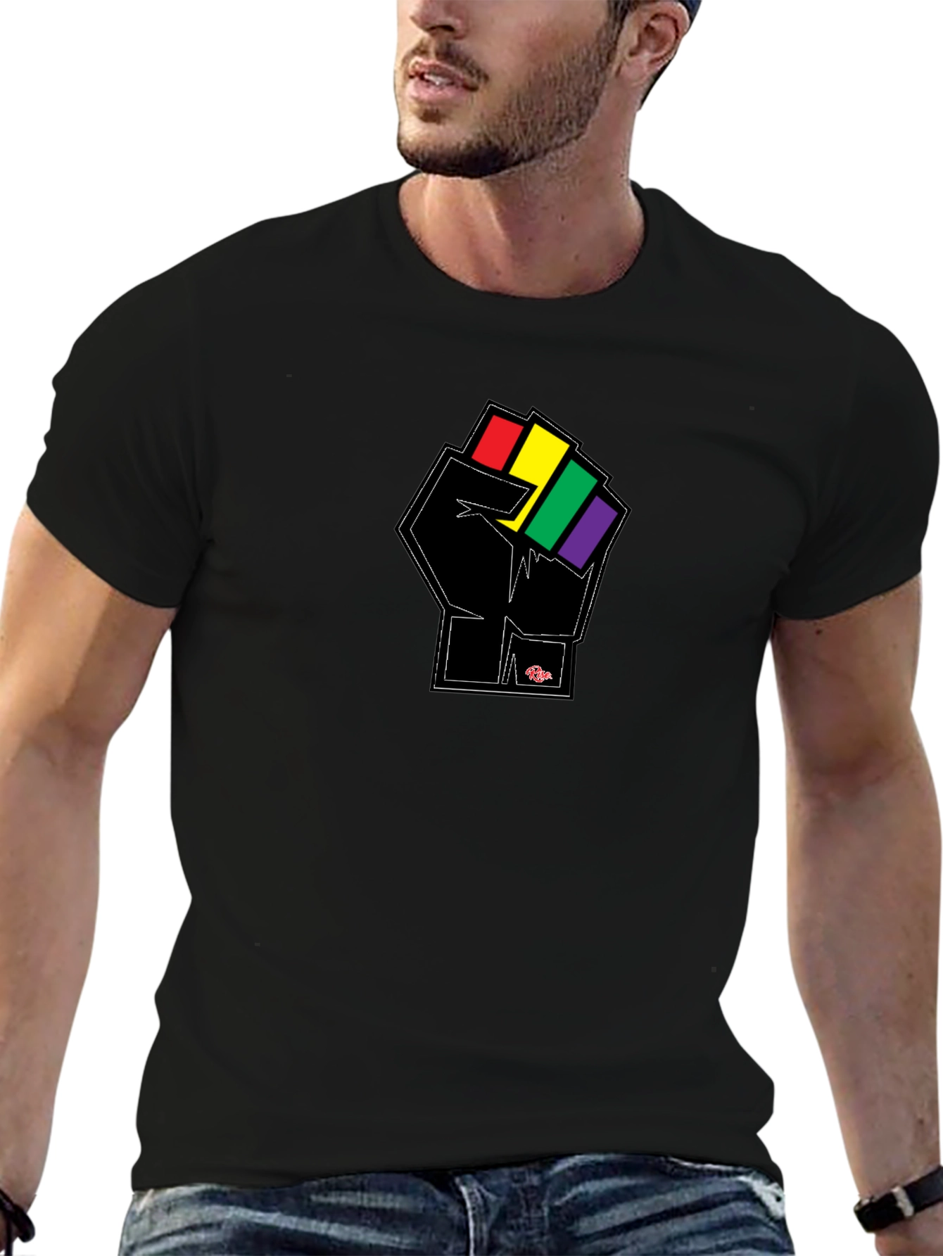 Equality Fist Graphic Tee - Black