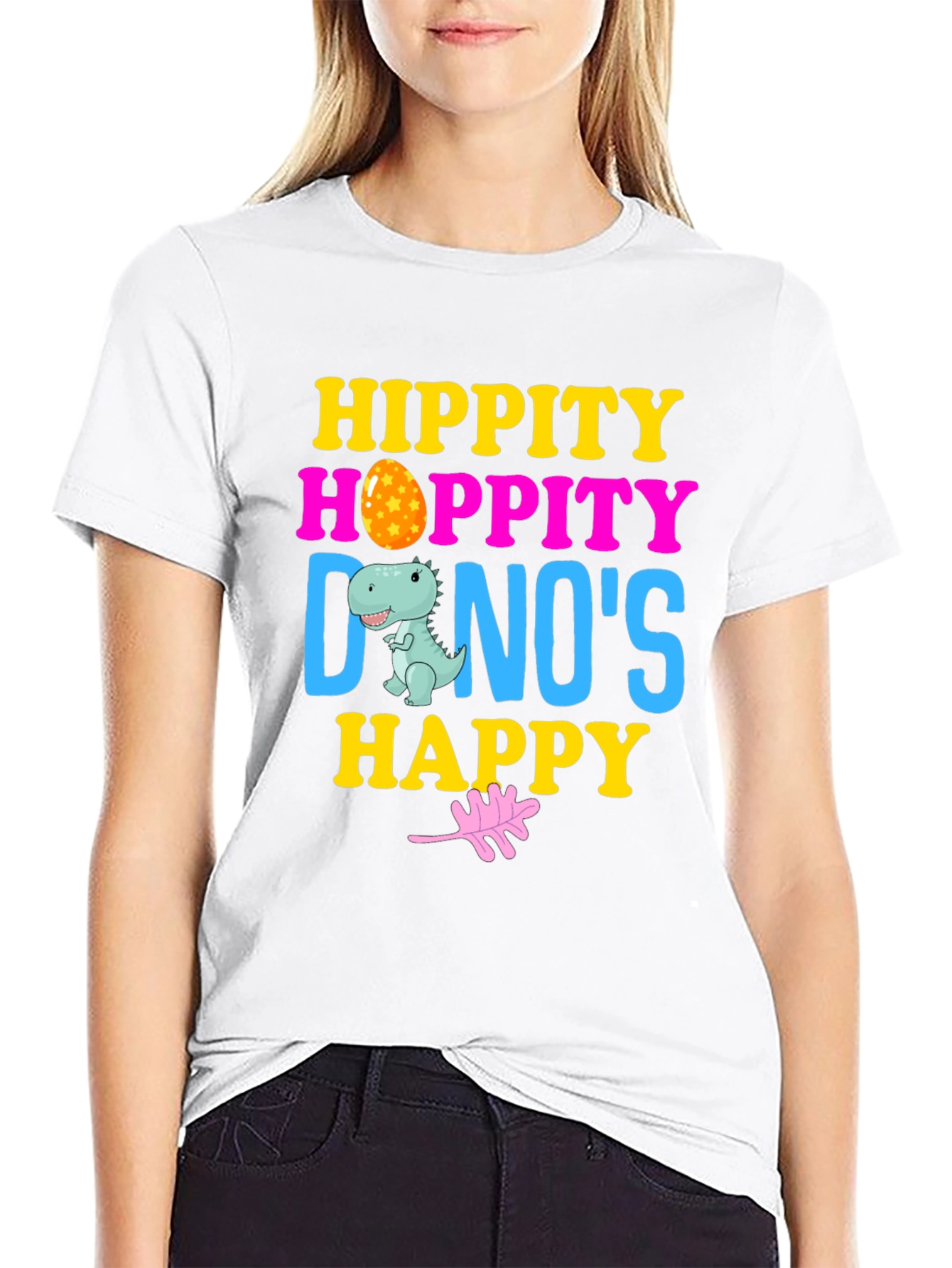 Hippity Hoppity Dinos Happy Easter T-Shirt