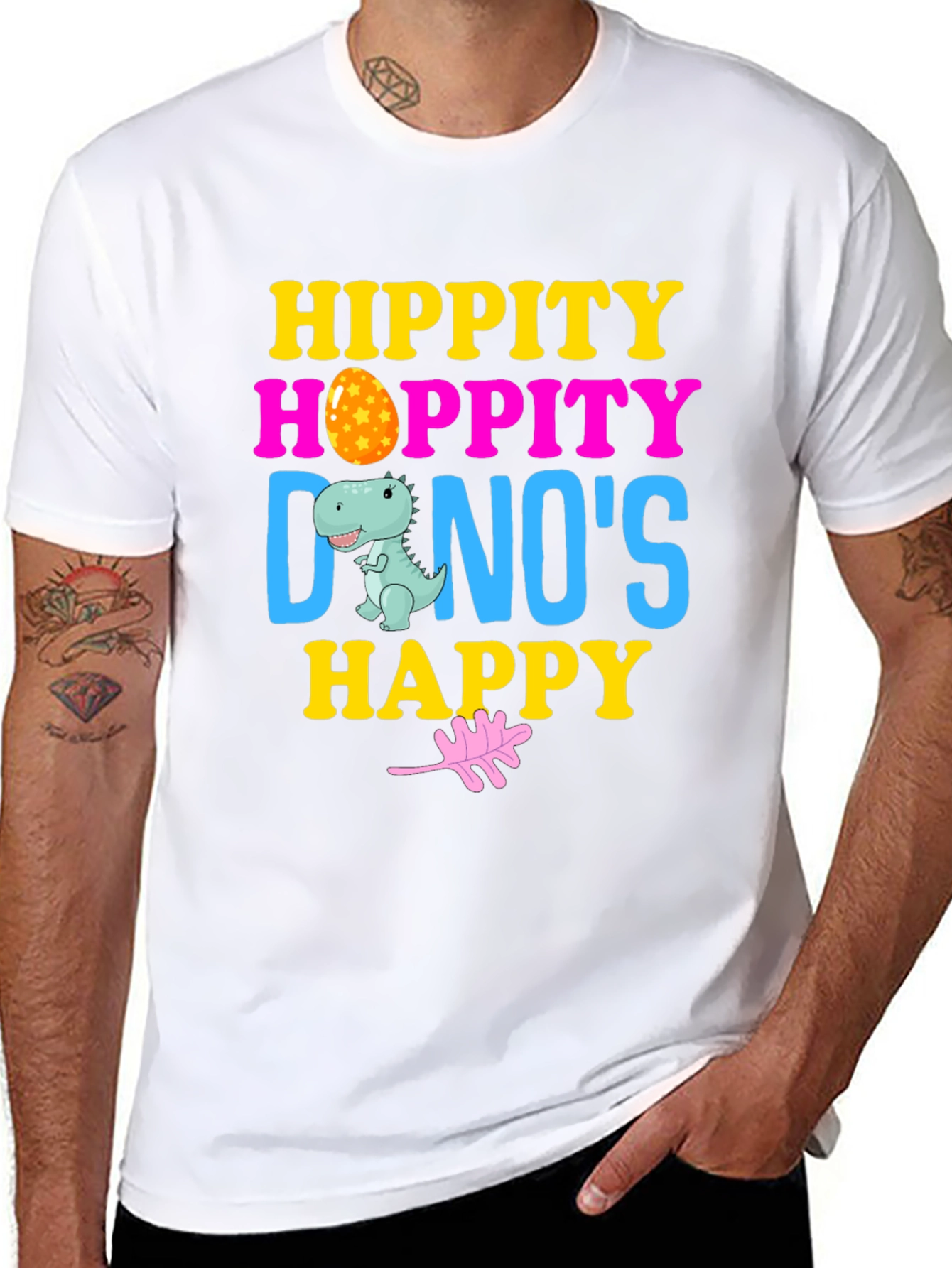 Hippity Hoppity Dinos Happy Easter T-Shirt
