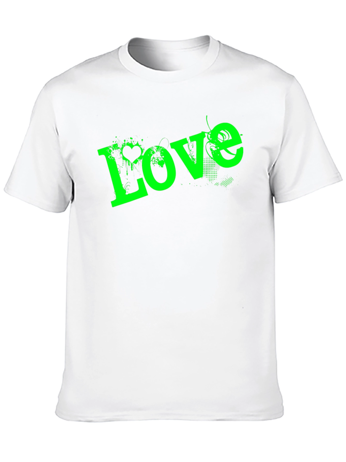 Love Graphic Print Black T-Shirt