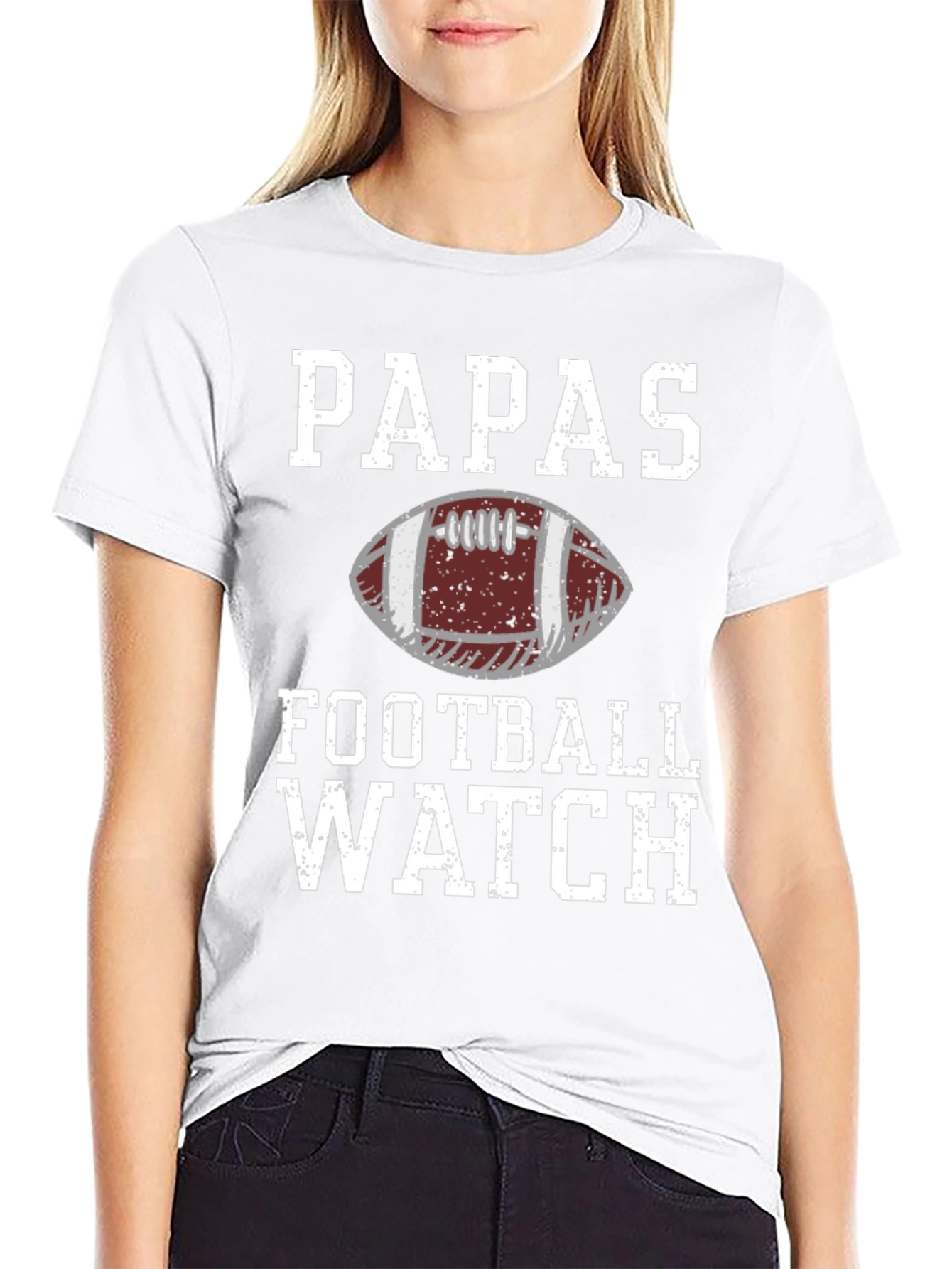 Papas Football Watch Graphic T-Shirt - Game Day Apparel