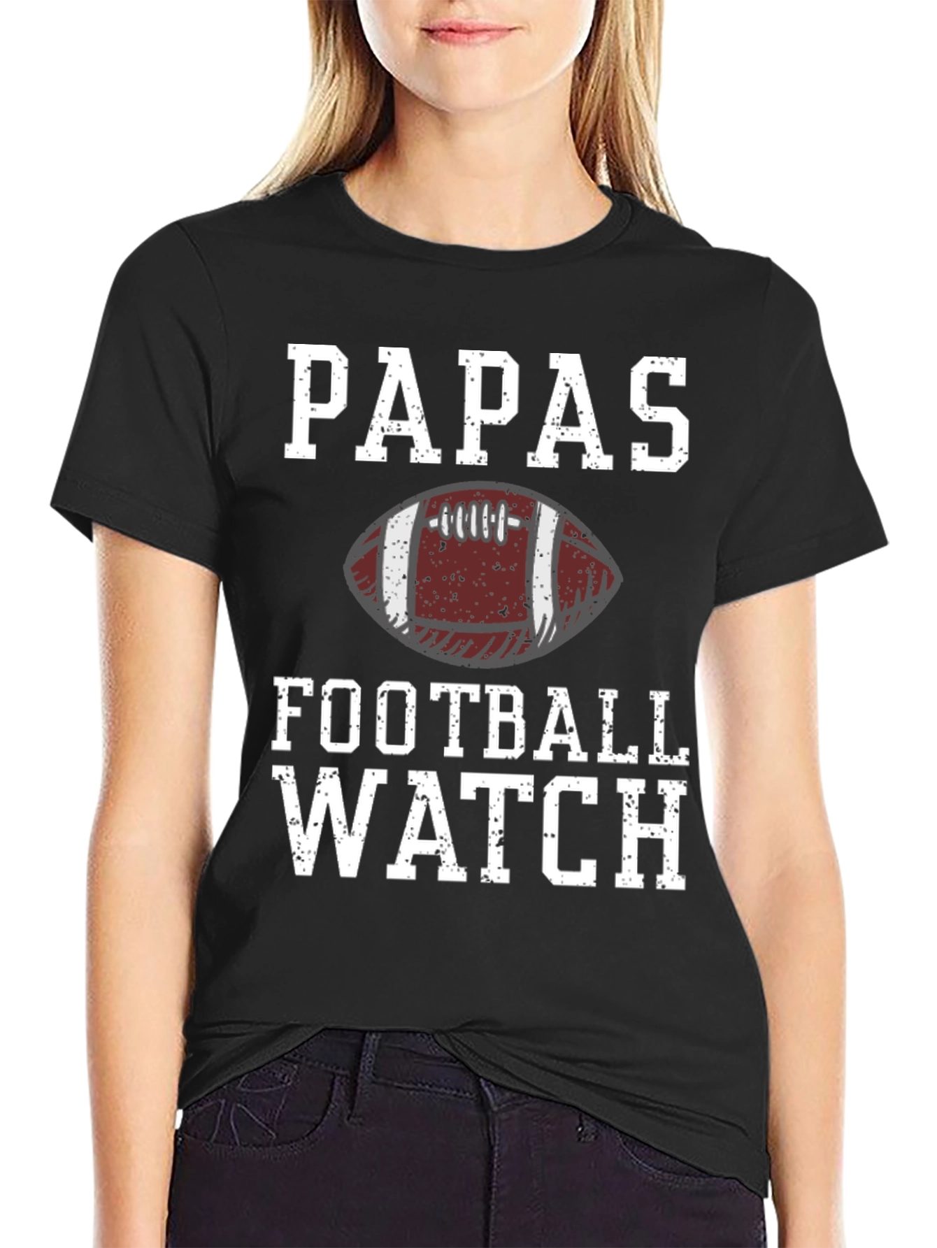 Papas Football Watch Graphic T-Shirt - Game Day Apparel