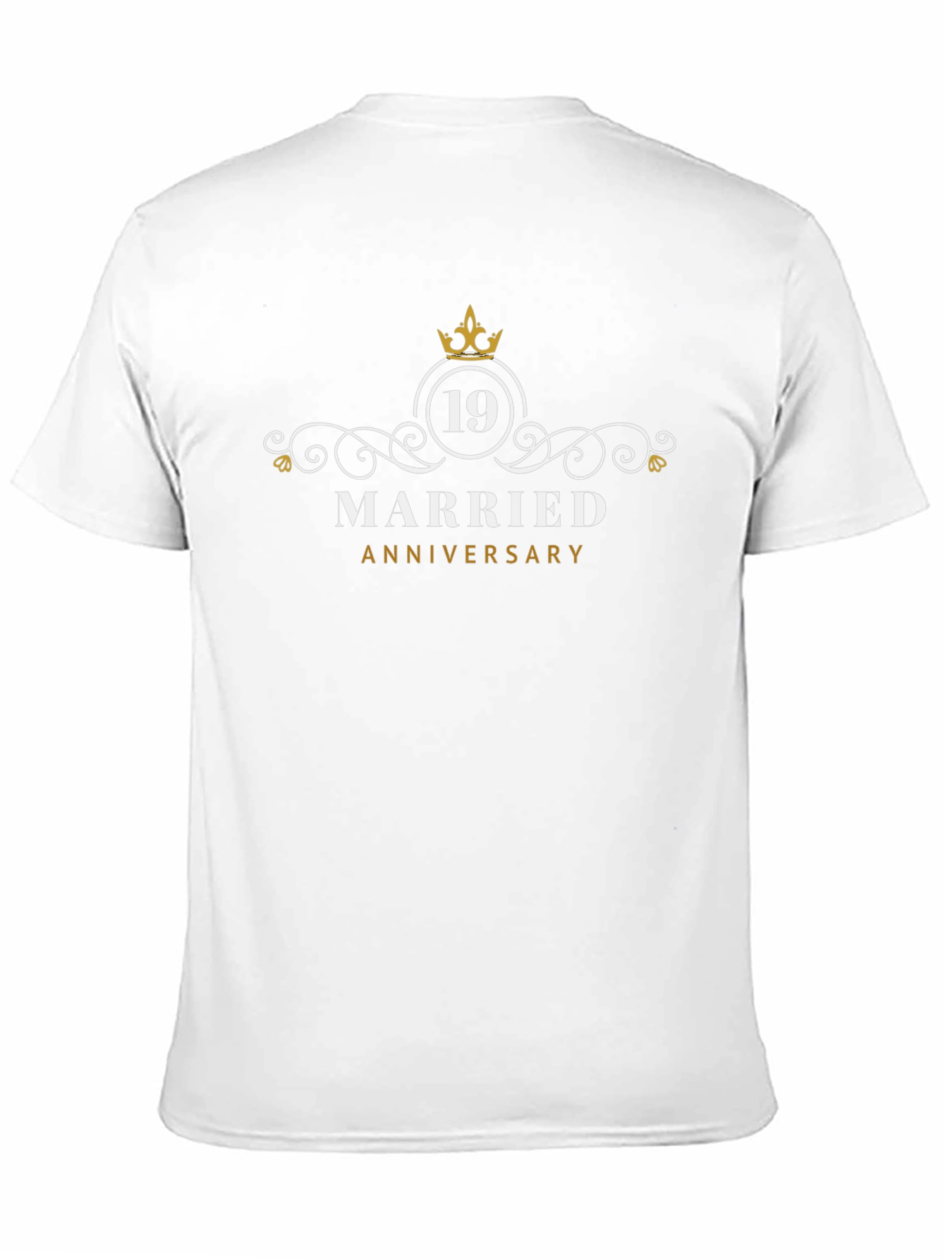 19th Anniversary Married T-Shirt - Celebration Tee