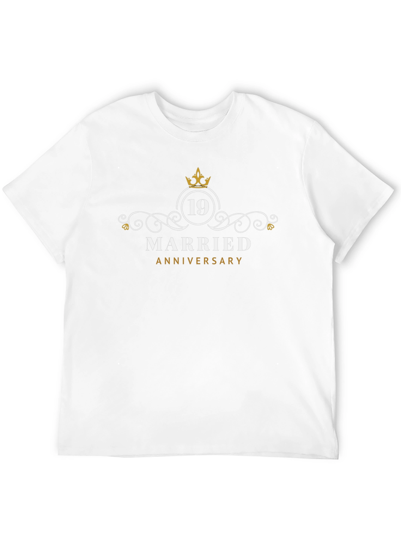 19th Anniversary Married T-Shirt - Celebration Tee
