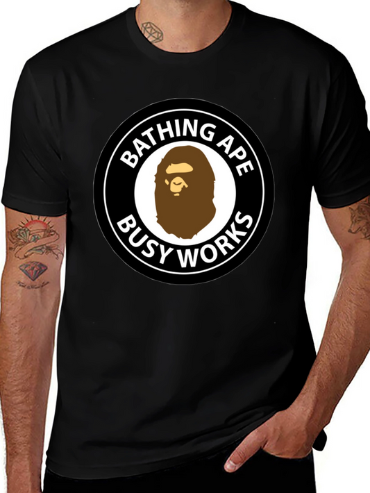 Bathing Ape Busy Works Black Graphic Tee