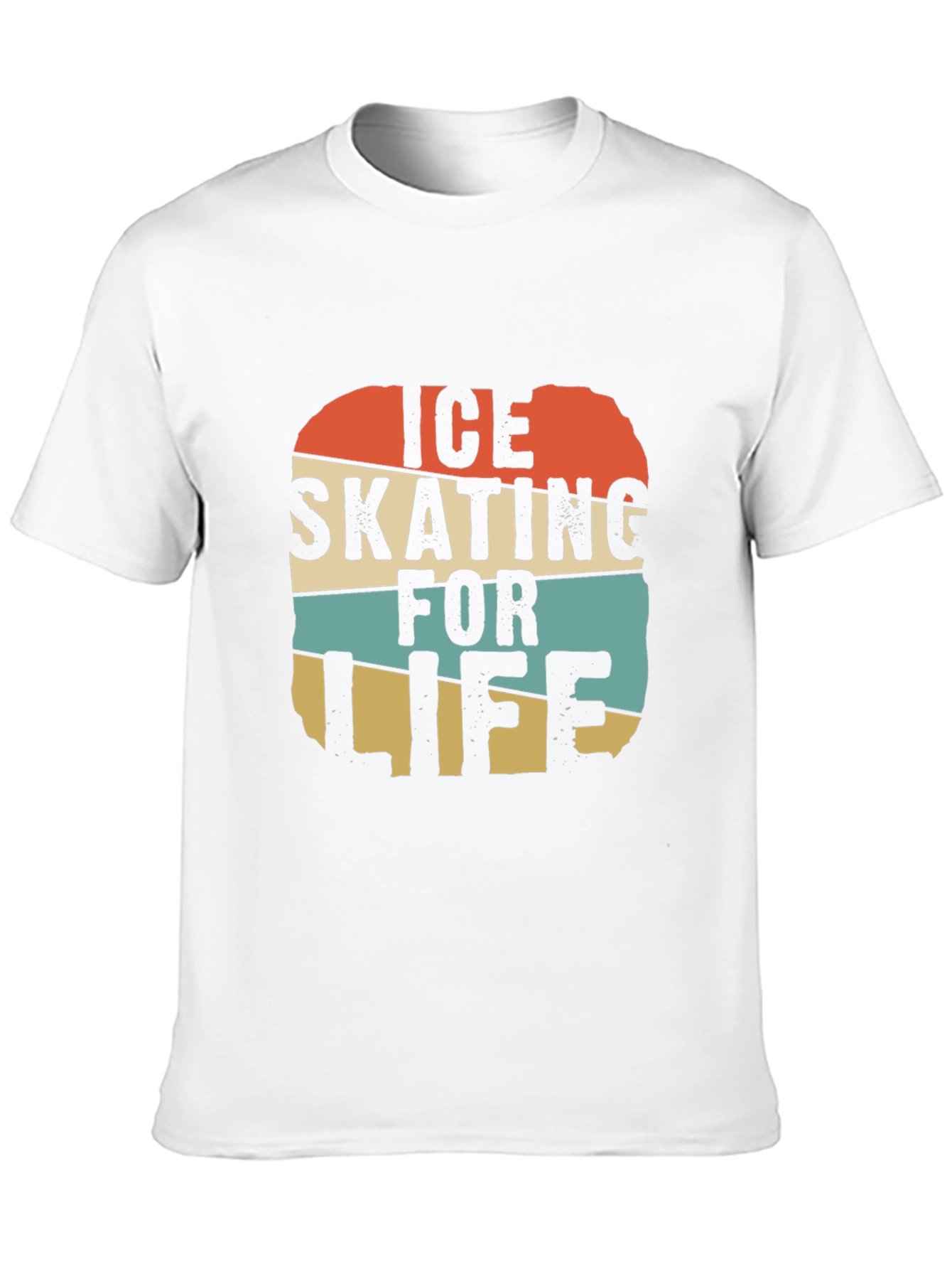 Ice Skating For Life Retro T-Shirt