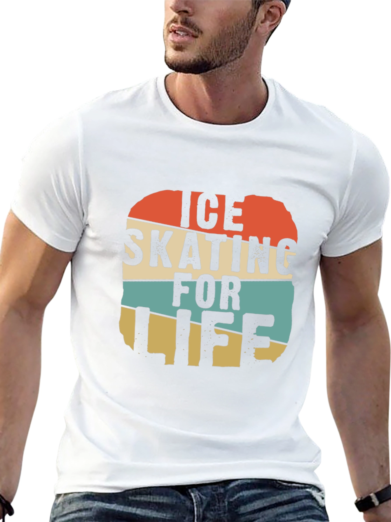 Ice Skating For Life Retro T-Shirt