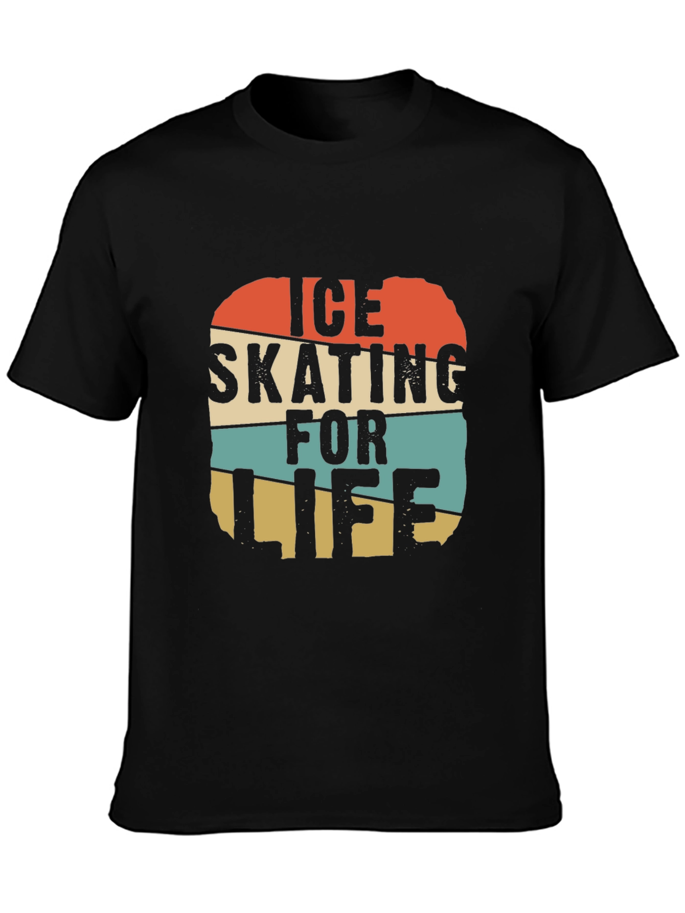 Ice Skating For Life Retro T-Shirt