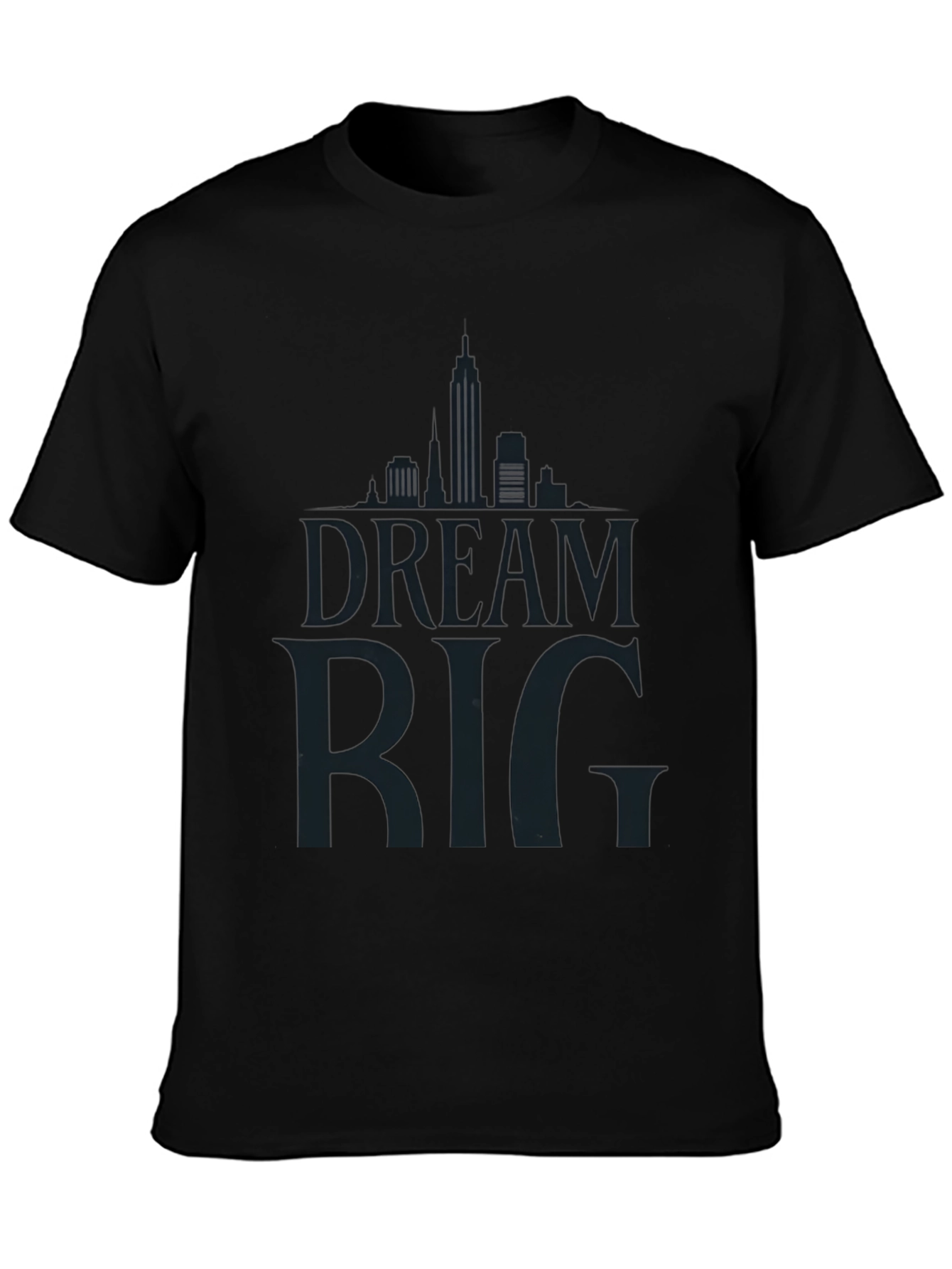 Dream Big Black Graphic Tee - Urban Style