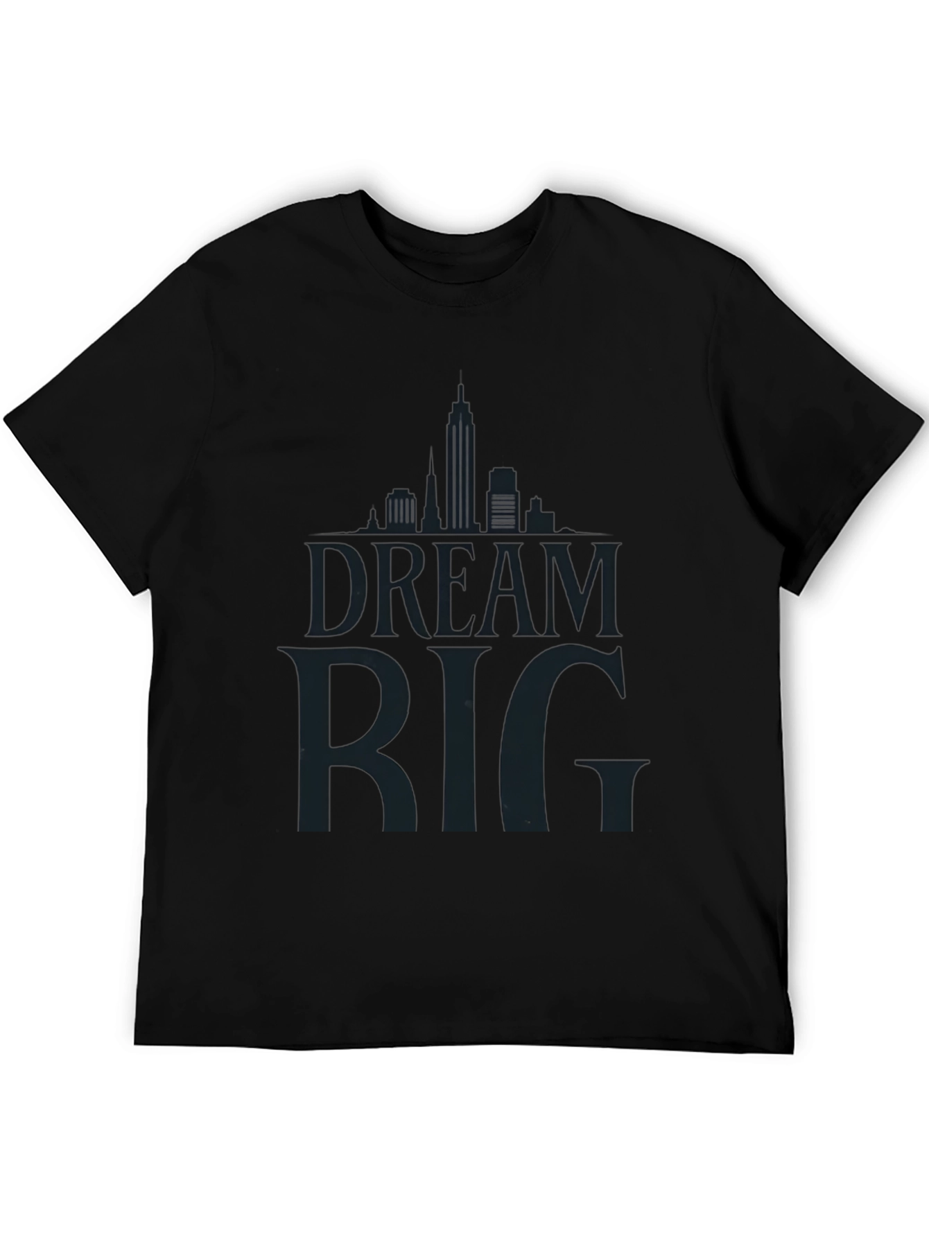 Dream Big Black Graphic Tee - Urban Style