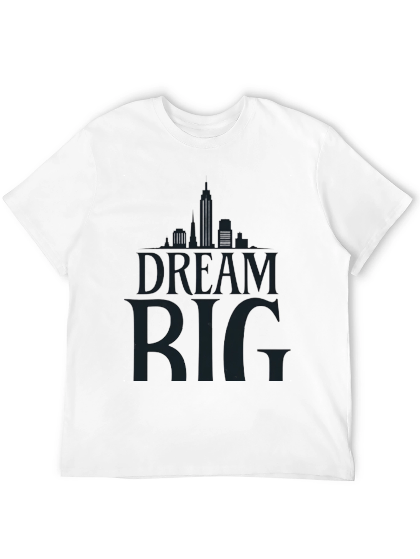 Dream Big Black Graphic Tee - Urban Style
