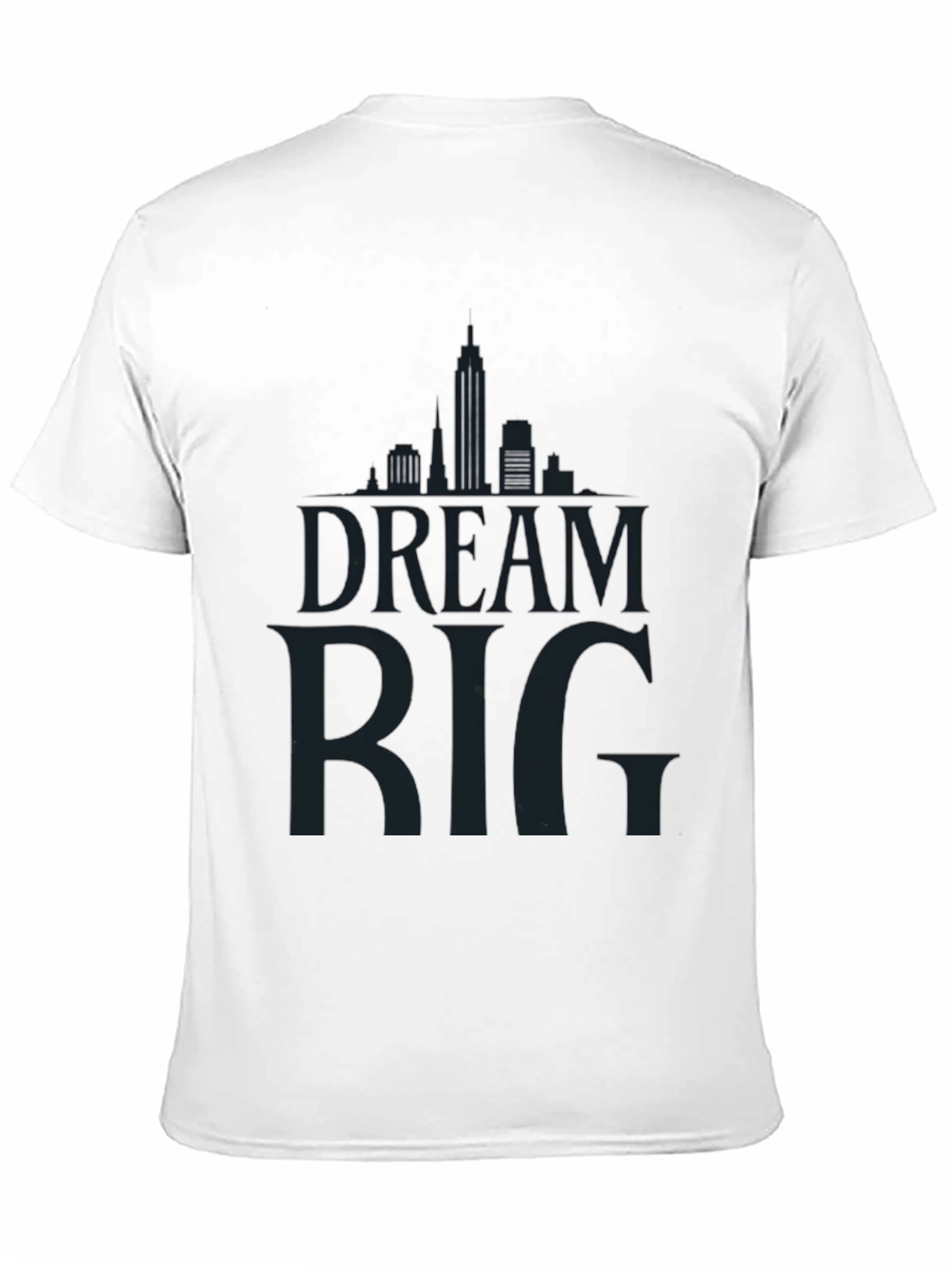 Dream Big Black Graphic Tee - Urban Style