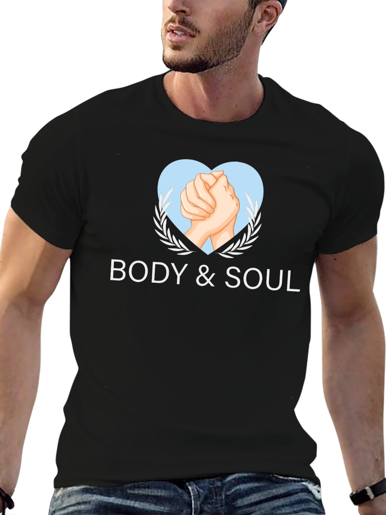 Body & Soul Graphic Tee - Black